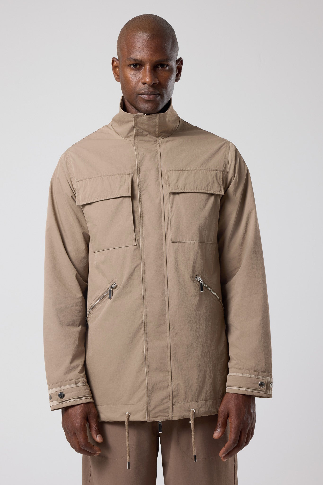 Kapüşonlu Cep Detaylı Ceket - CKT-5042-BEIGE-S - CKT-5042-BEIGE-S_18