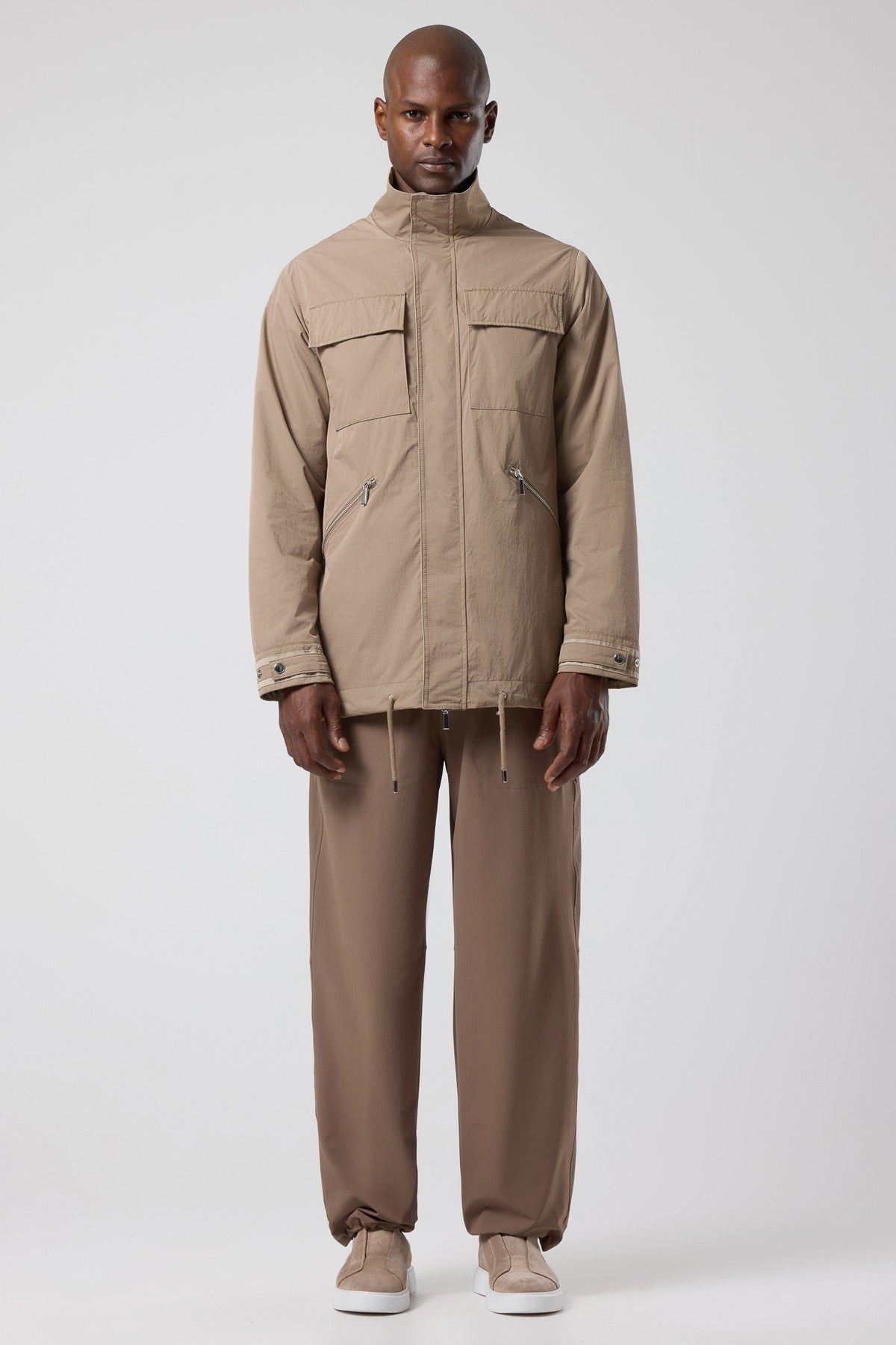 Kapüşonlu Cep Detaylı Ceket - CKT-5042-BEIGE-S - CKT-5042-BEIGE-S_19