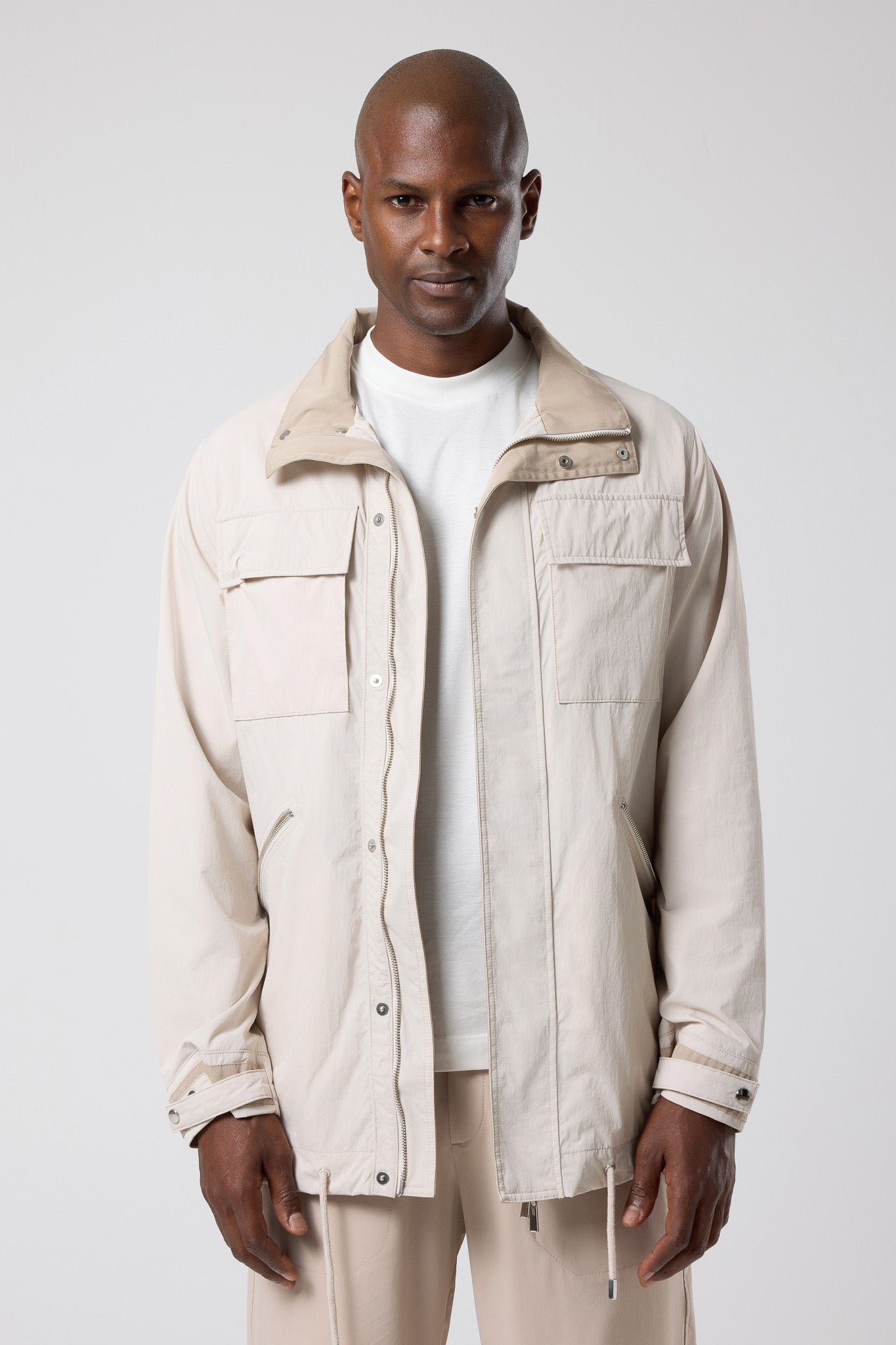 Kapüşonlu Cep Detaylı Ceket - CKT-5042-BEIGE-S - CKT-5042-BEIGE-S_57