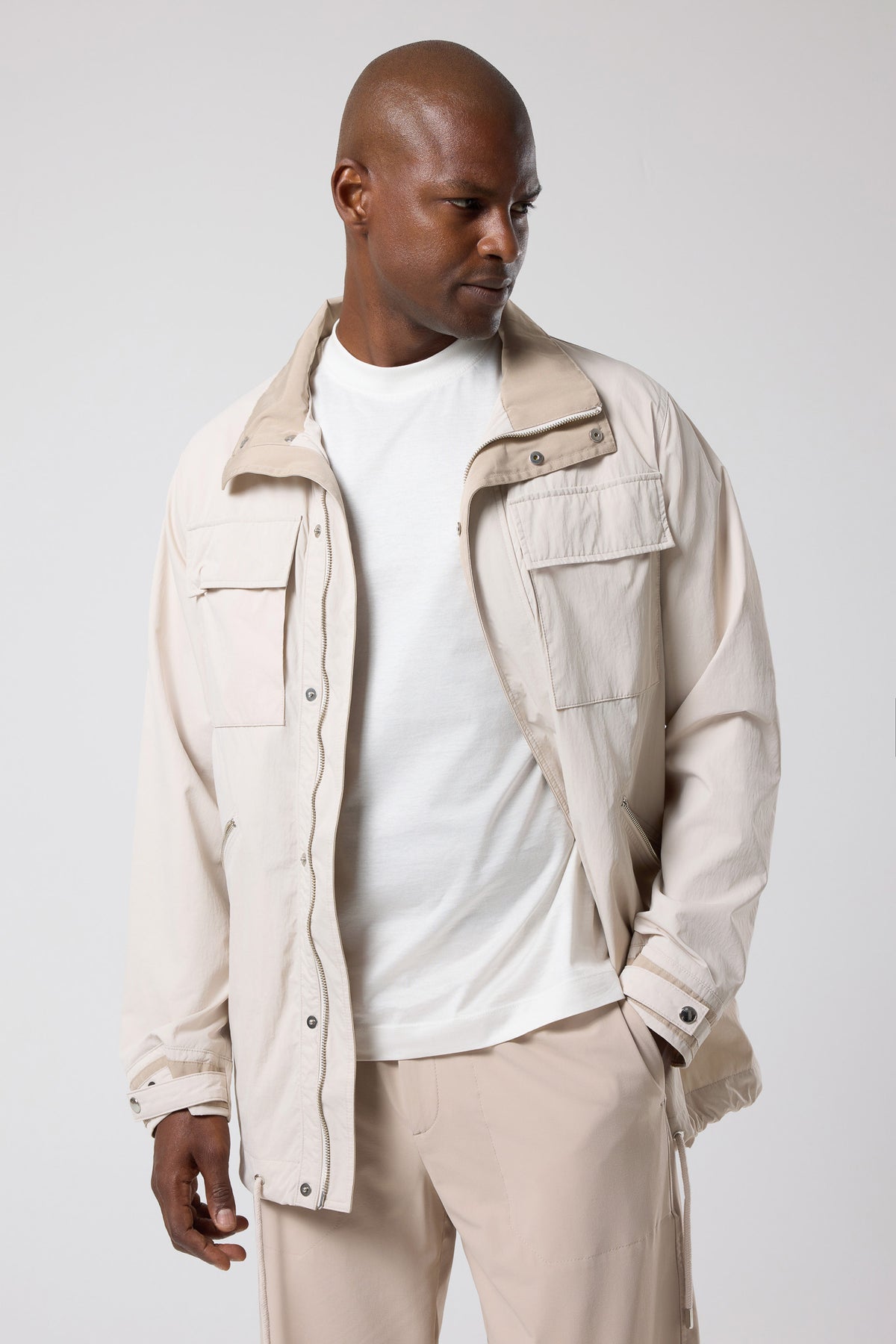 Kapüşonlu Cep Detaylı Ceket - CKT-5042-BEIGE-S - CKT-5042-BEIGE-S_59
