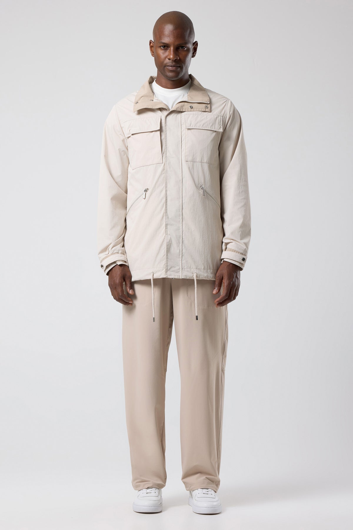 Kapüşonlu Cep Detaylı Ceket - CKT-5042-BEIGE-S - CKT-5042-BEIGE-S_63