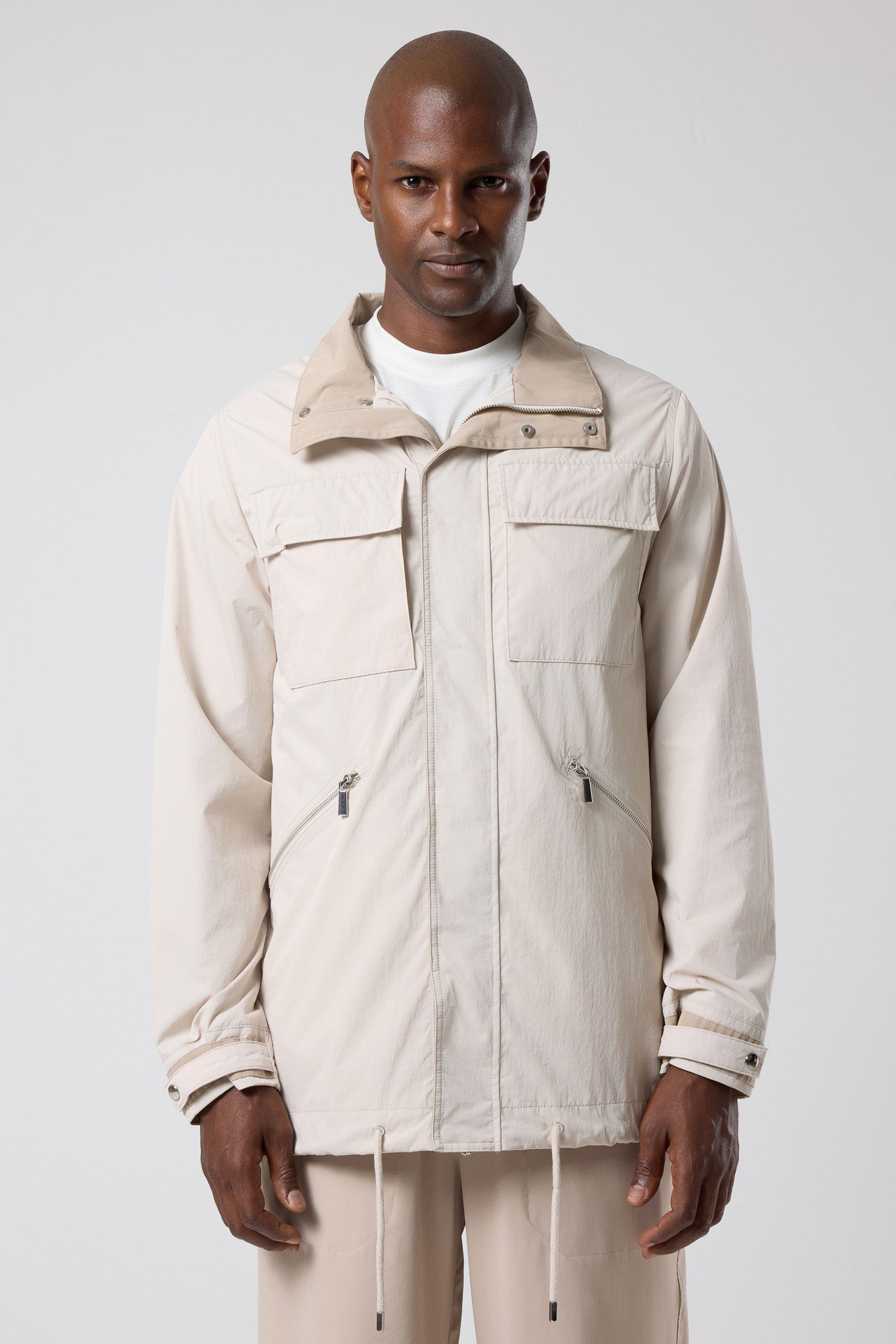 Kapüşonlu Cep Detaylı Ceket - CKT-5042-BEIGE-S - CKT-5042-BEIGE-S_64