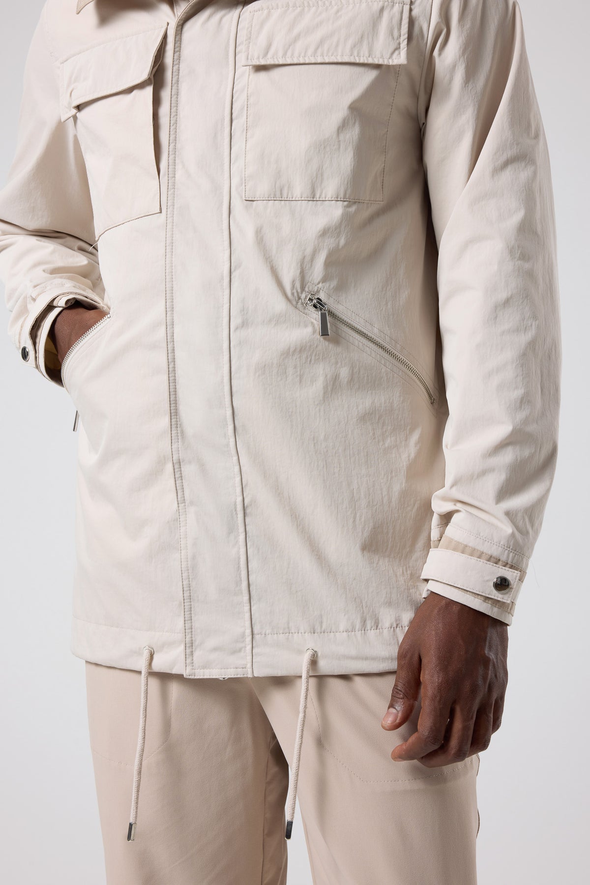 Kapüşonlu Cep Detaylı Ceket - CKT-5042-BEIGE-S - CKT-5042-BEIGE-S_67