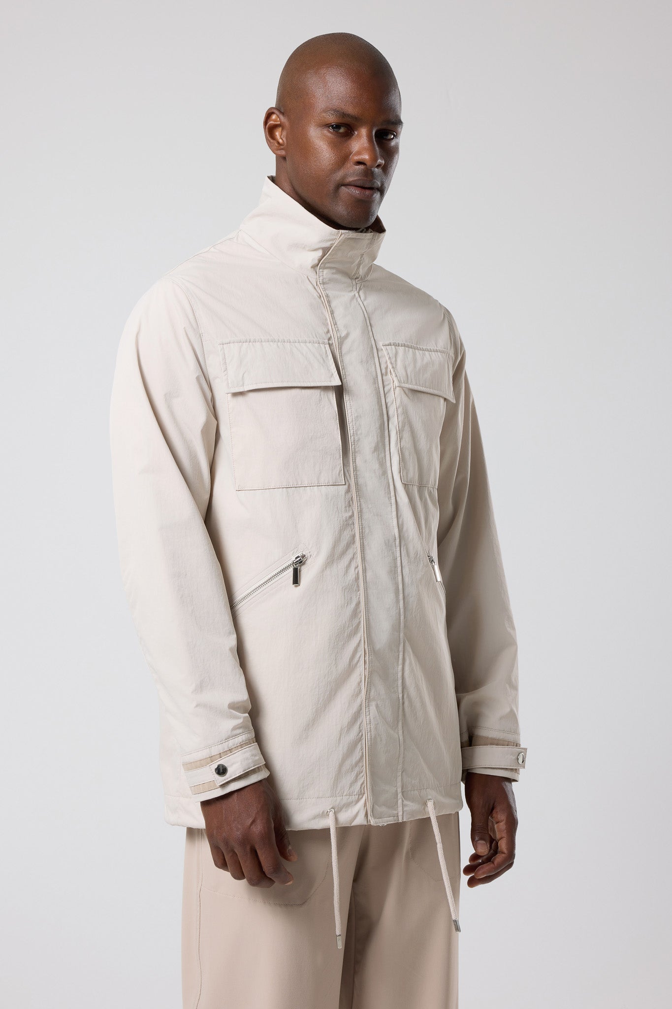 Kapüşonlu Cep Detaylı Ceket - CKT-5042-BEIGE-S - CKT-5042-BEIGE-S_71