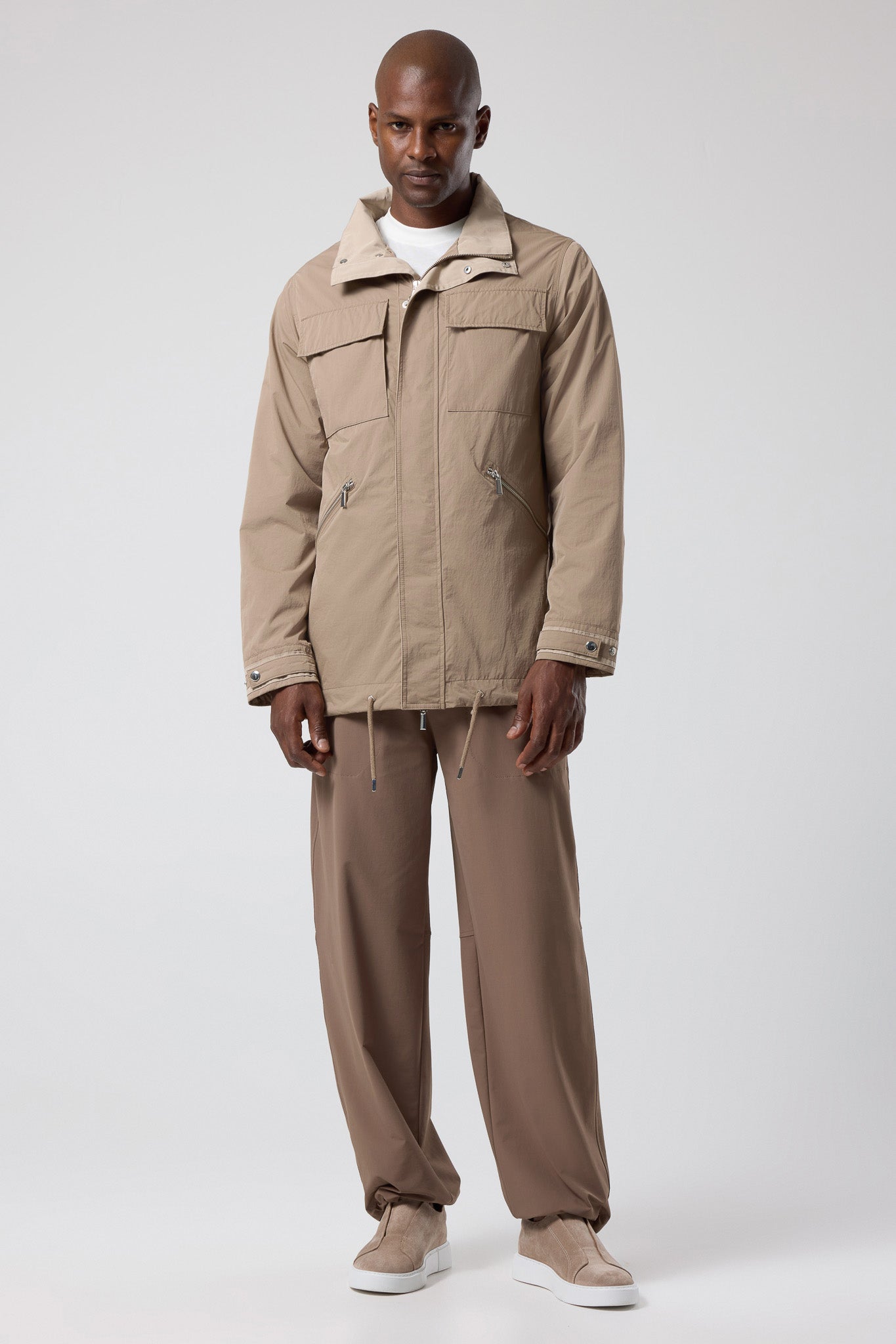 Kapüşonlu Cep Detaylı Ceket - CKT-5042-BEIGE-S - CKT-5042-BEIGE-S_8