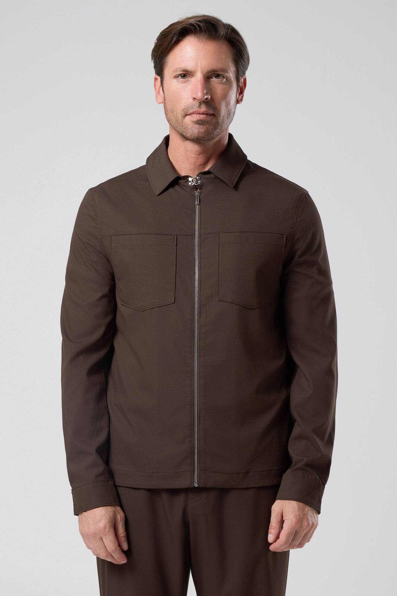 Fermuarlı Gömlek Ceket - CKT-5049-BEIGE-S - CKT-5049-BEIGE-S_24