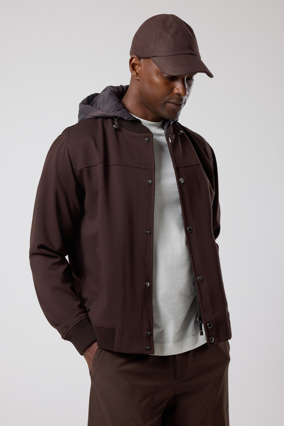 Kapüşonlu Düğmeli Ceket - CKT-5050-BEIGE-S - CKT-5050-BEIGE-S_19