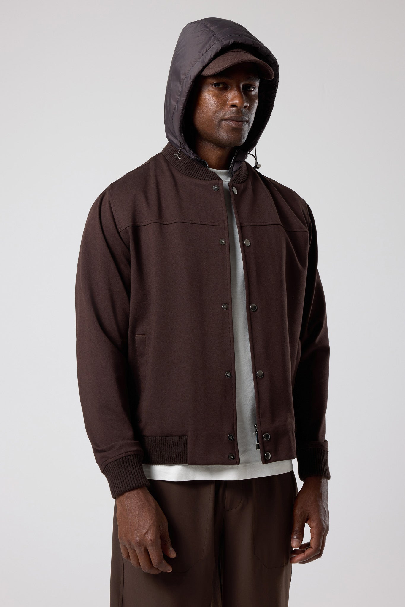 Kapüşonlu Düğmeli Ceket - CKT-5050-BEIGE-S - CKT-5050-BEIGE-S_20