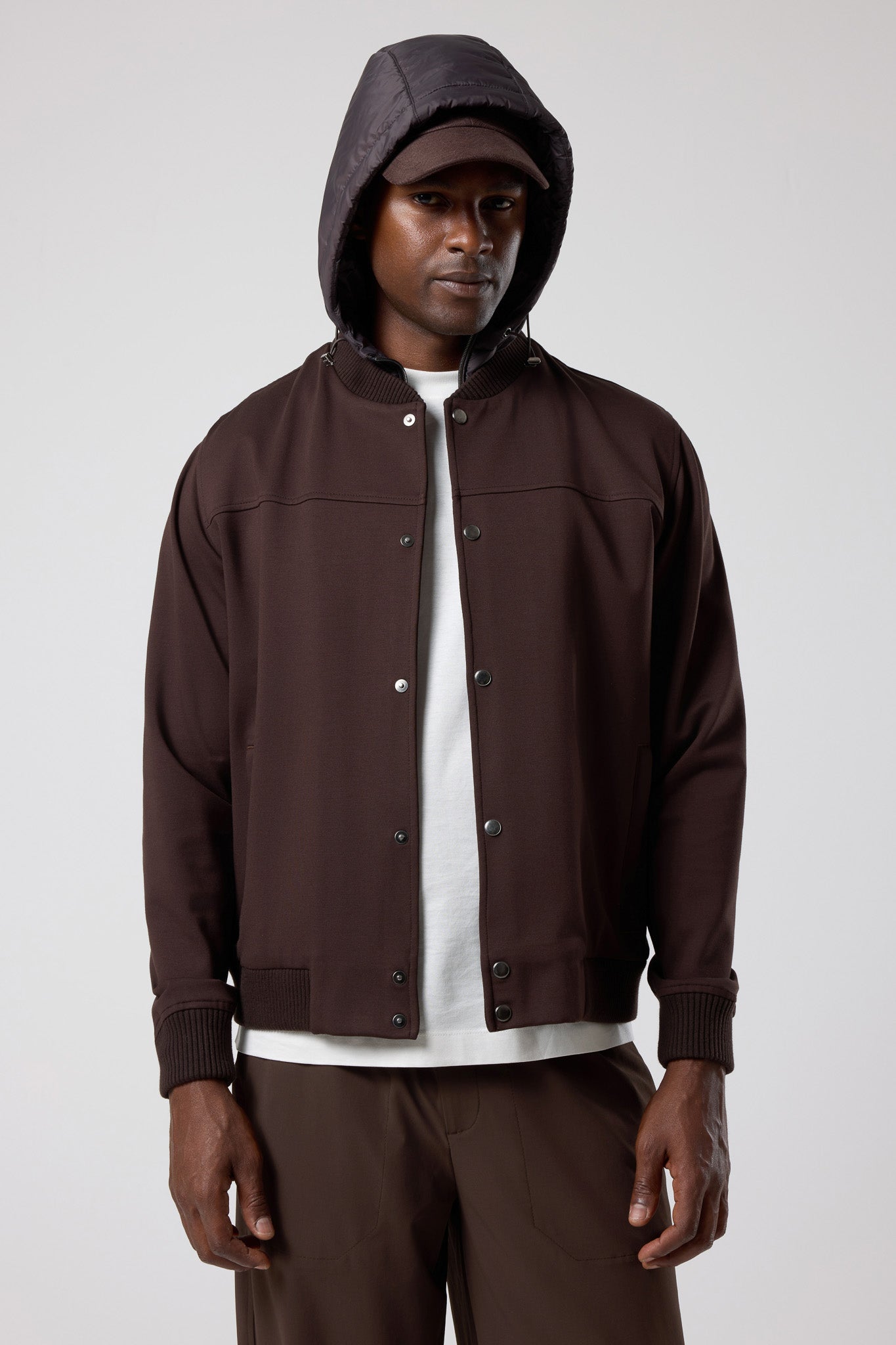 Kapüşonlu Düğmeli Ceket - CKT-5050-BEIGE-S - CKT-5050-BEIGE-S_21