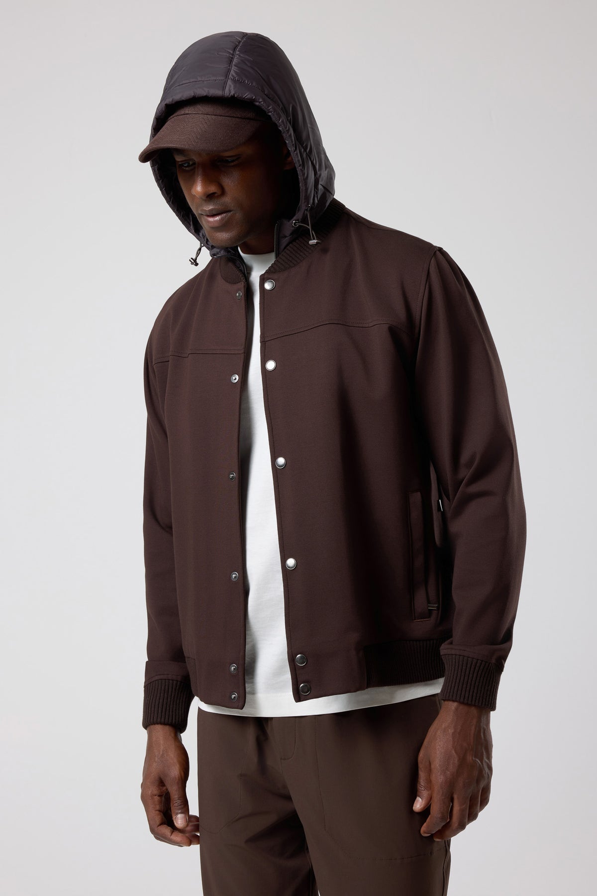 Kapüşonlu Düğmeli Ceket - CKT-5050-BEIGE-S - CKT-5050-BEIGE-S_22