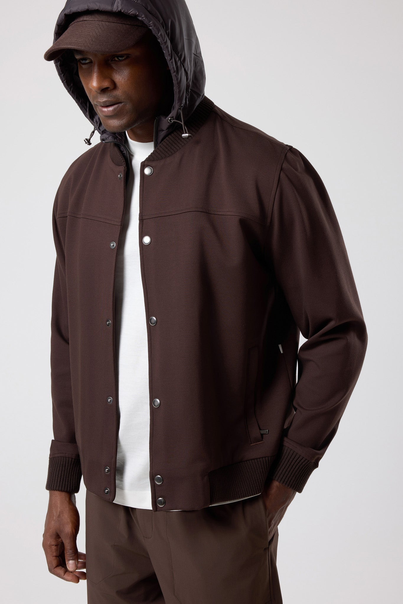 Kapüşonlu Düğmeli Ceket - CKT-5050-BEIGE-S - CKT-5050-BEIGE-S_23