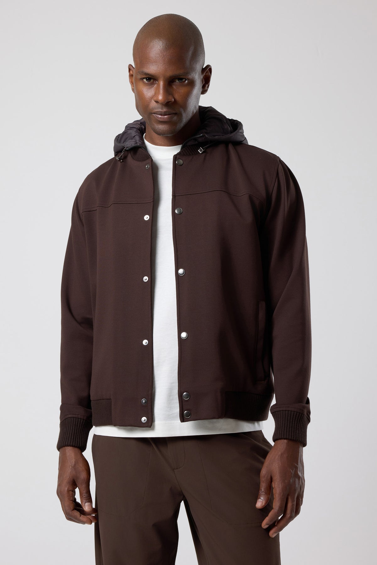 Kapüşonlu Düğmeli Ceket - CKT-5050-BEIGE-S - CKT-5050-BEIGE-S_26