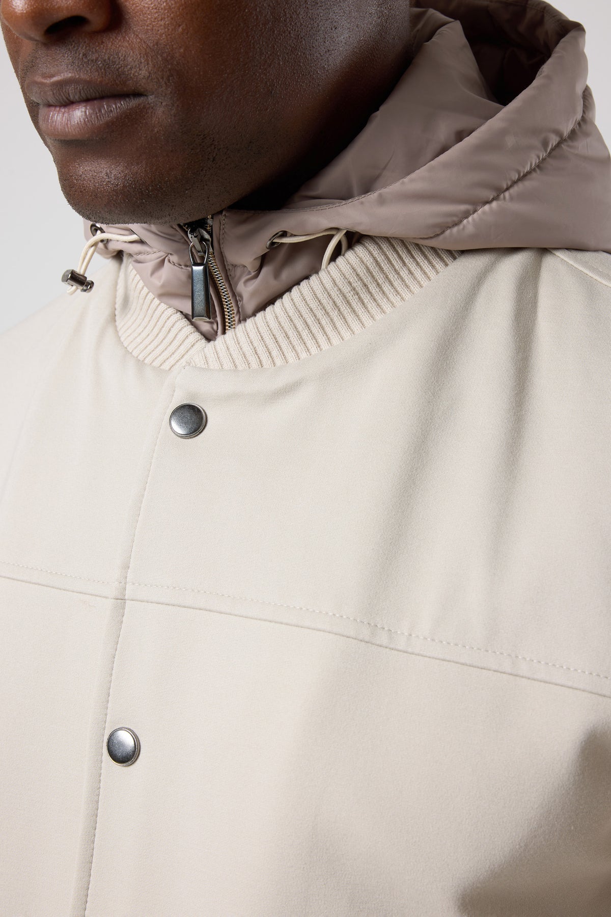 Kapüşonlu Düğmeli Ceket - CKT-5050-BEIGE-S - CKT-5050-BEIGE-S_53