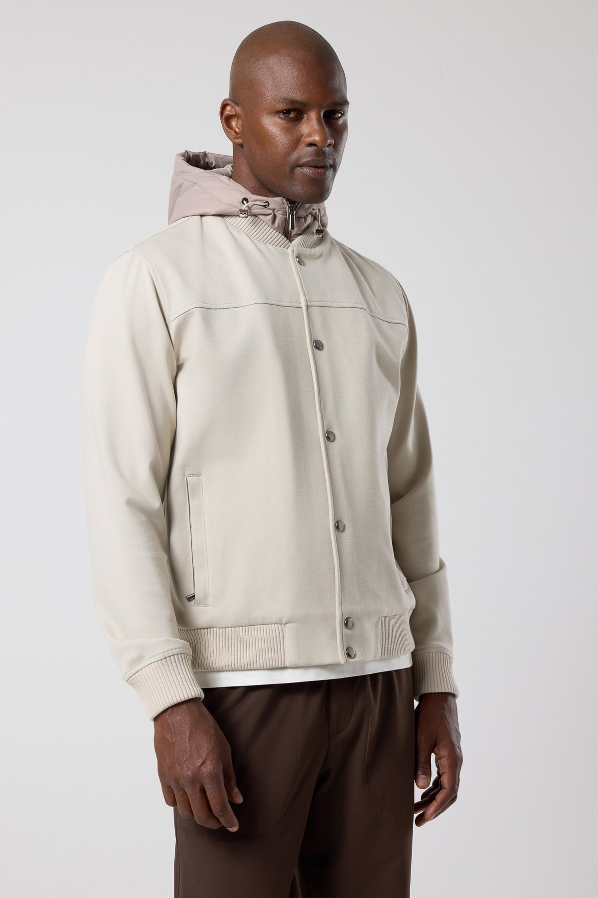 Kapüşonlu Düğmeli Ceket - CKT-5050-BEIGE-S - CKT-5050-BEIGE-S_72