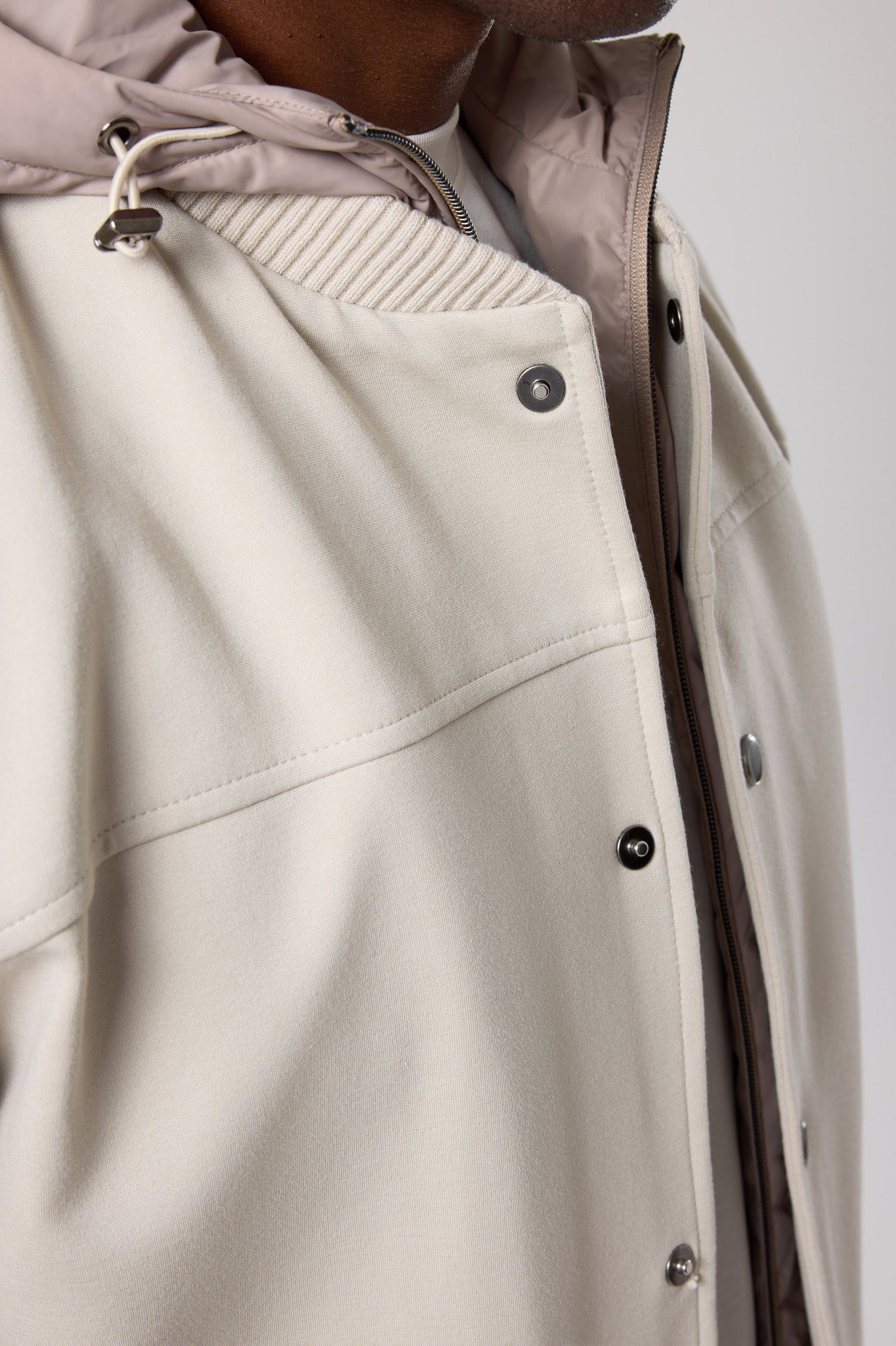 Kapüşonlu Düğmeli Ceket - CKT-5050-BEIGE-S - CKT-5050-BEIGE-S_76
