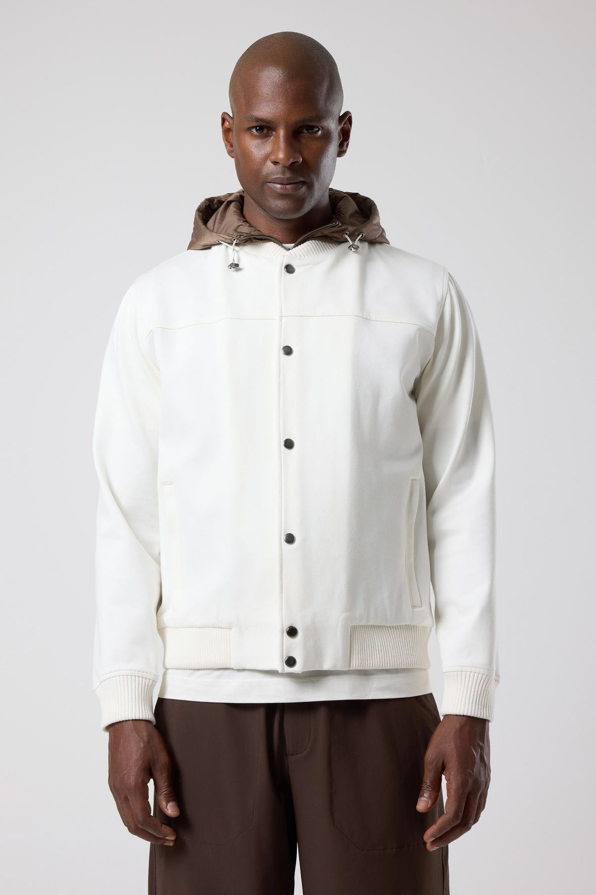 Kapüşonlu Düğmeli Ceket - CKT-5050-BEIGE-S - CKT-5050-BEIGE-S_81