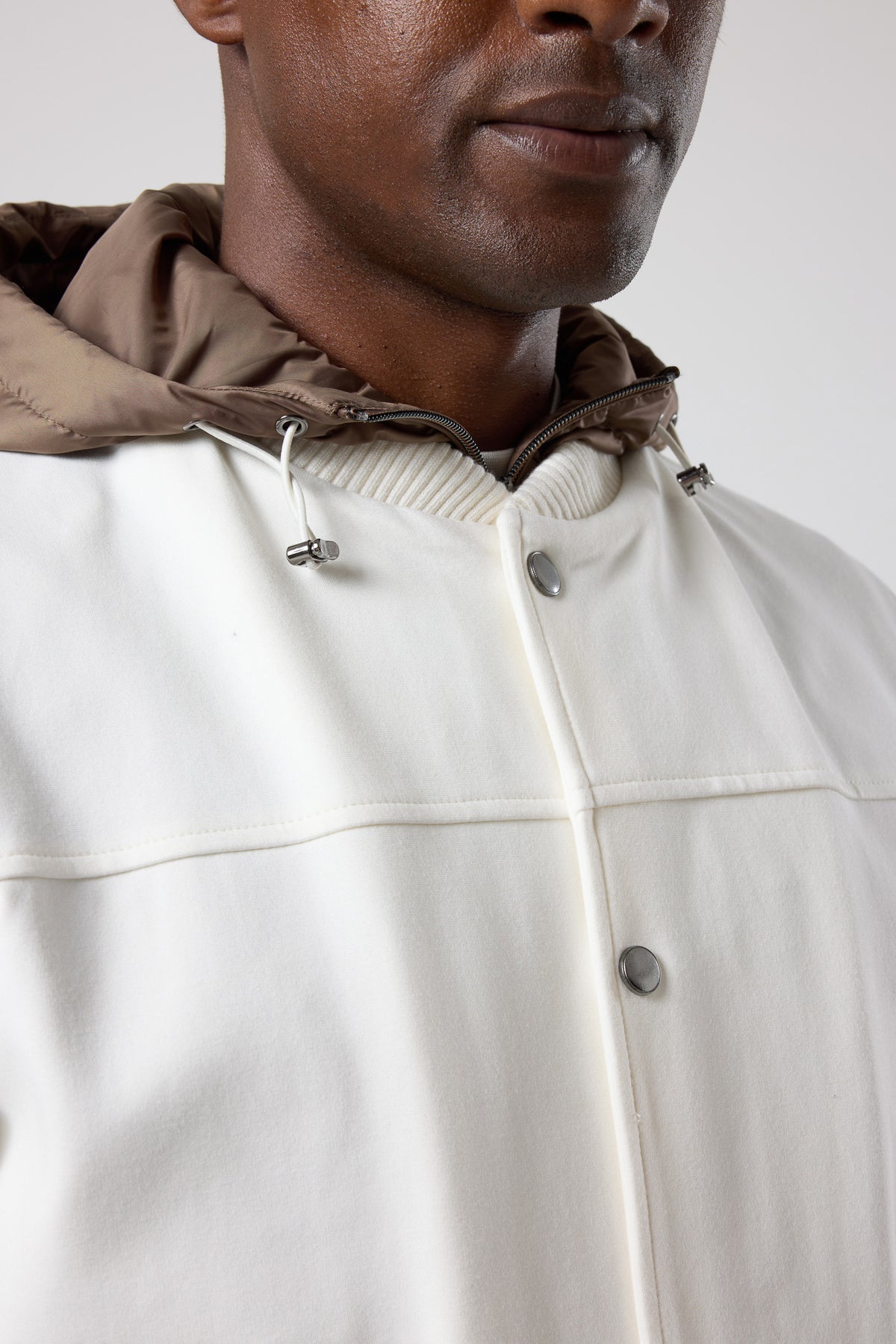 Kapüşonlu Düğmeli Ceket - CKT-5050-BEIGE-S - CKT-5050-BEIGE-S_84