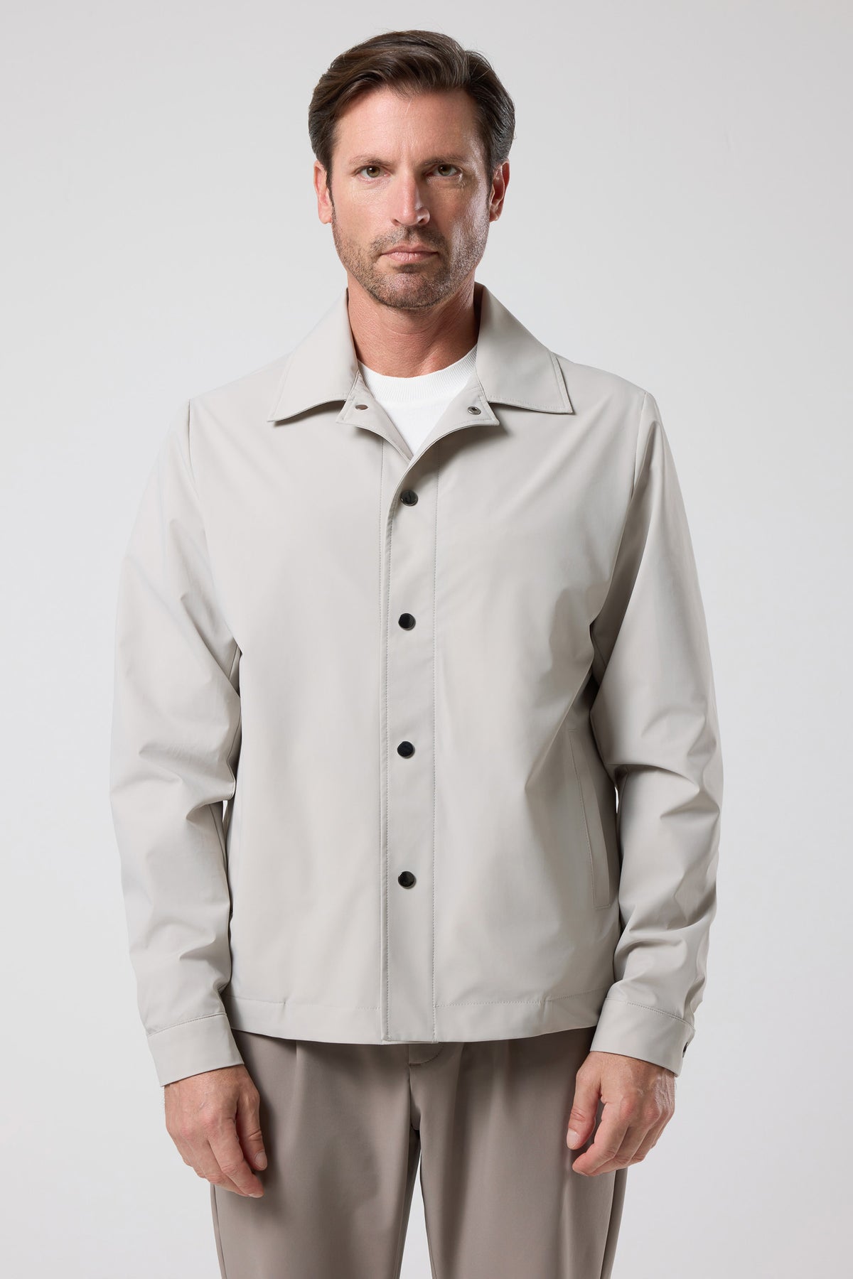 Minimal Kesim Düğmeli Ceket - CKT-5051-BEIGE-S - CKT-5051-BEIGE-S_12