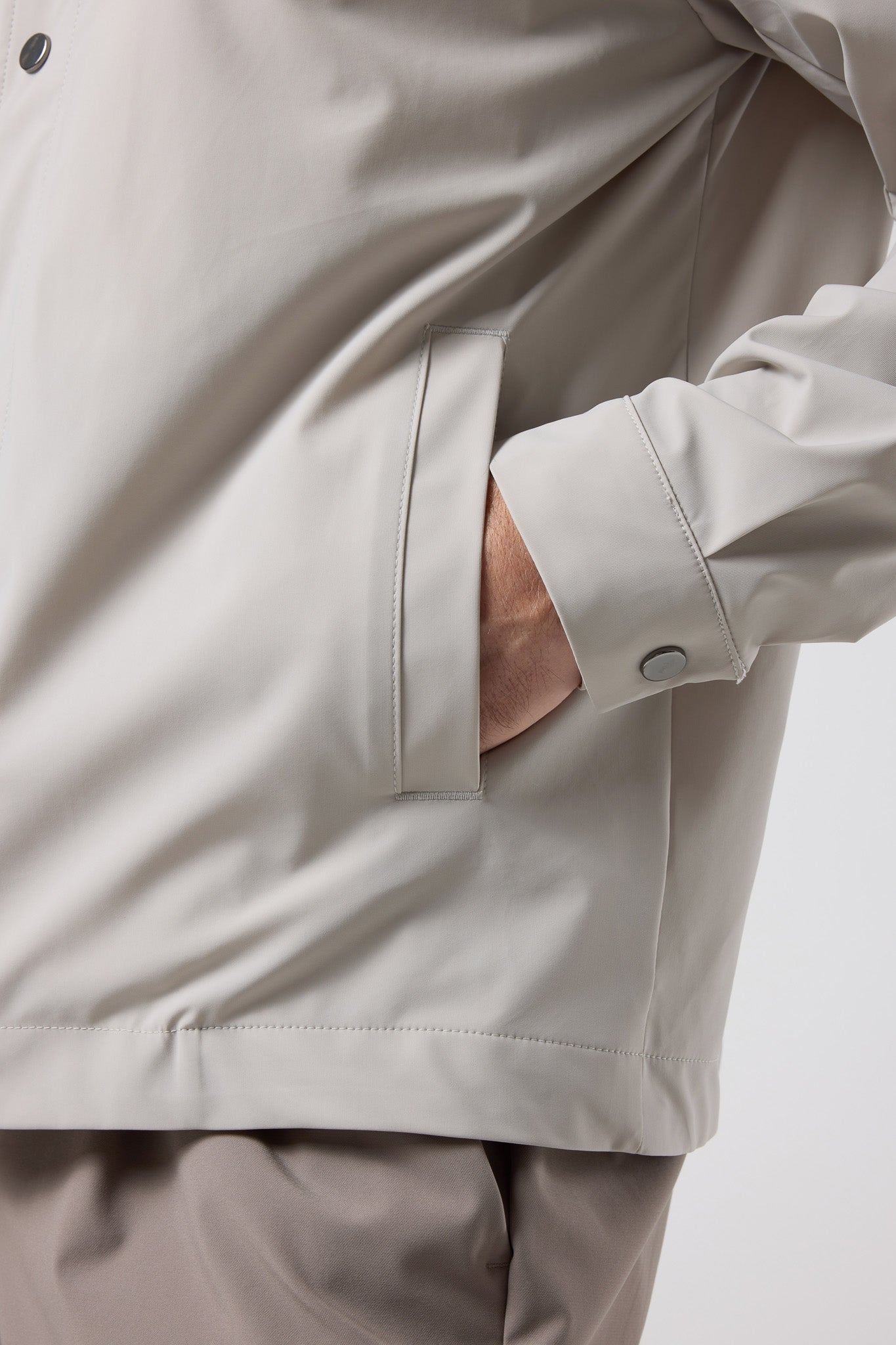 Minimal Kesim Düğmeli Ceket - CKT-5051-BEIGE-S - CKT-5051-BEIGE-S_14
