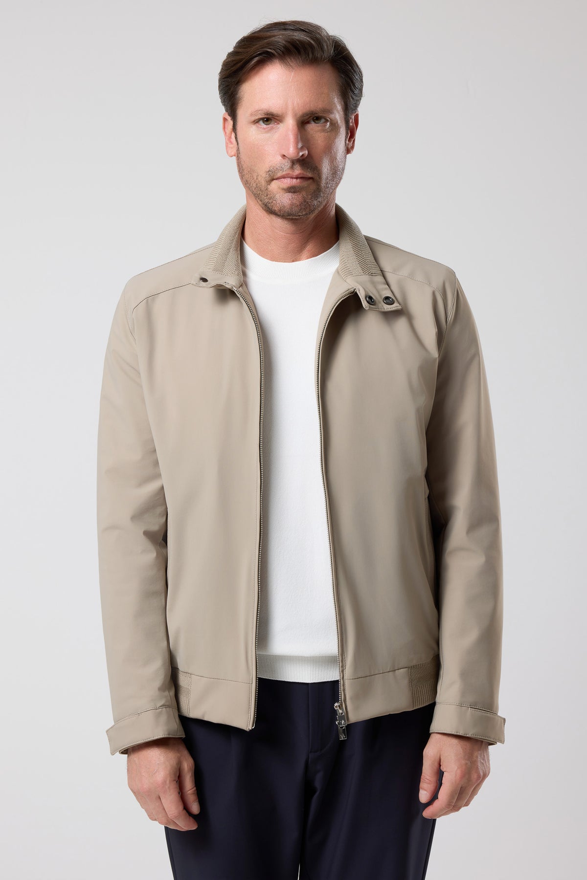 Minimal Kesim Düğmeli Ceket - CKT-5051-BEIGE-S - CKT-5051-BEIGE-S_17