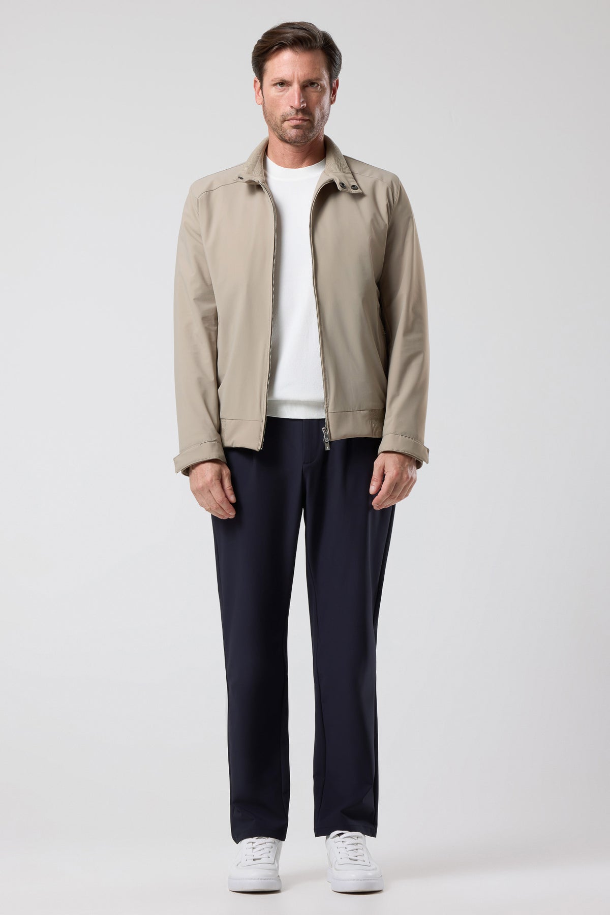 Minimal Kesim Düğmeli Ceket - CKT-5051-BEIGE-S - CKT-5051-BEIGE-S_19