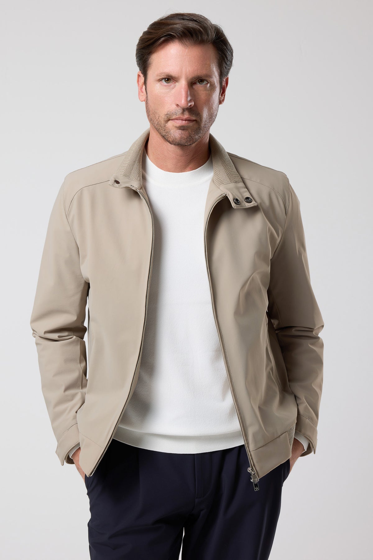 Minimal Kesim Düğmeli Ceket - CKT-5051-BEIGE-S - CKT-5051-BEIGE-S_23