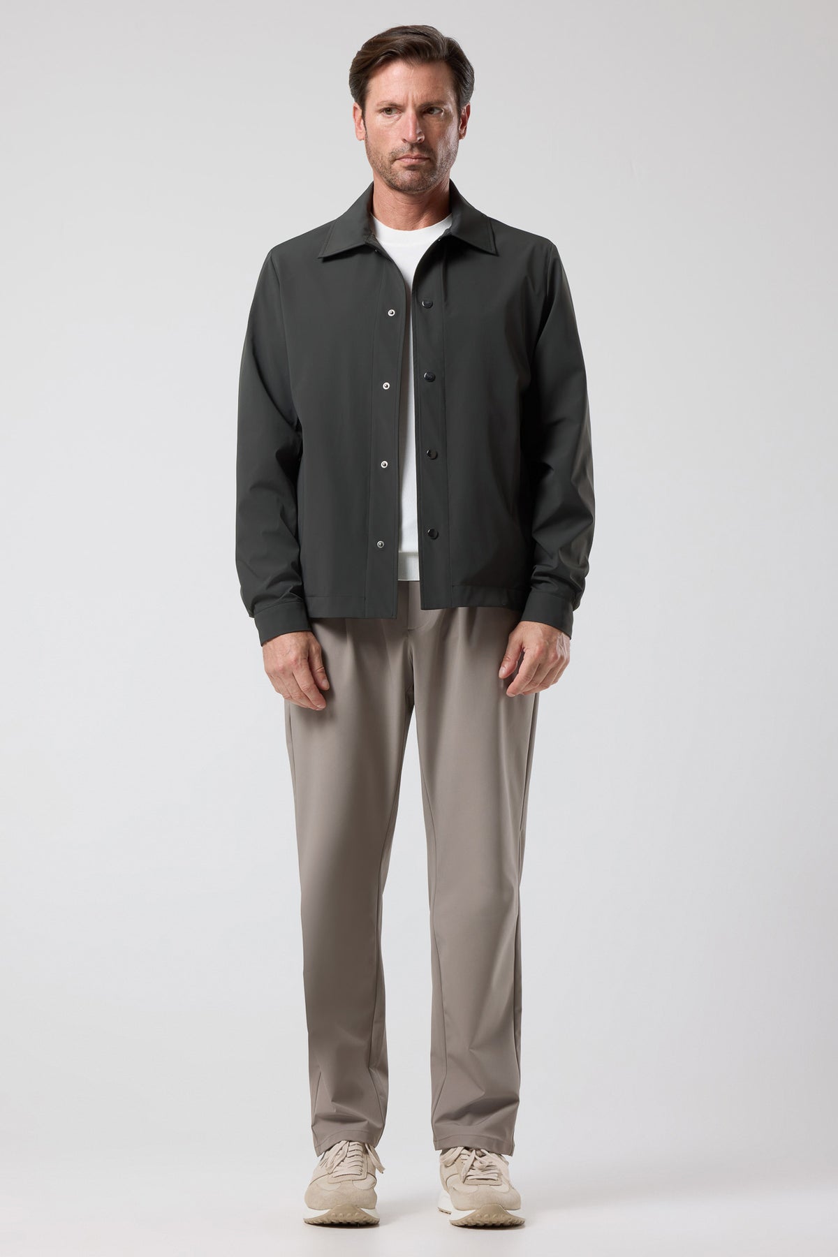 Minimal Kesim Düğmeli Ceket - CKT-5051-BEIGE-S - CKT-5051-BEIGE-S_33