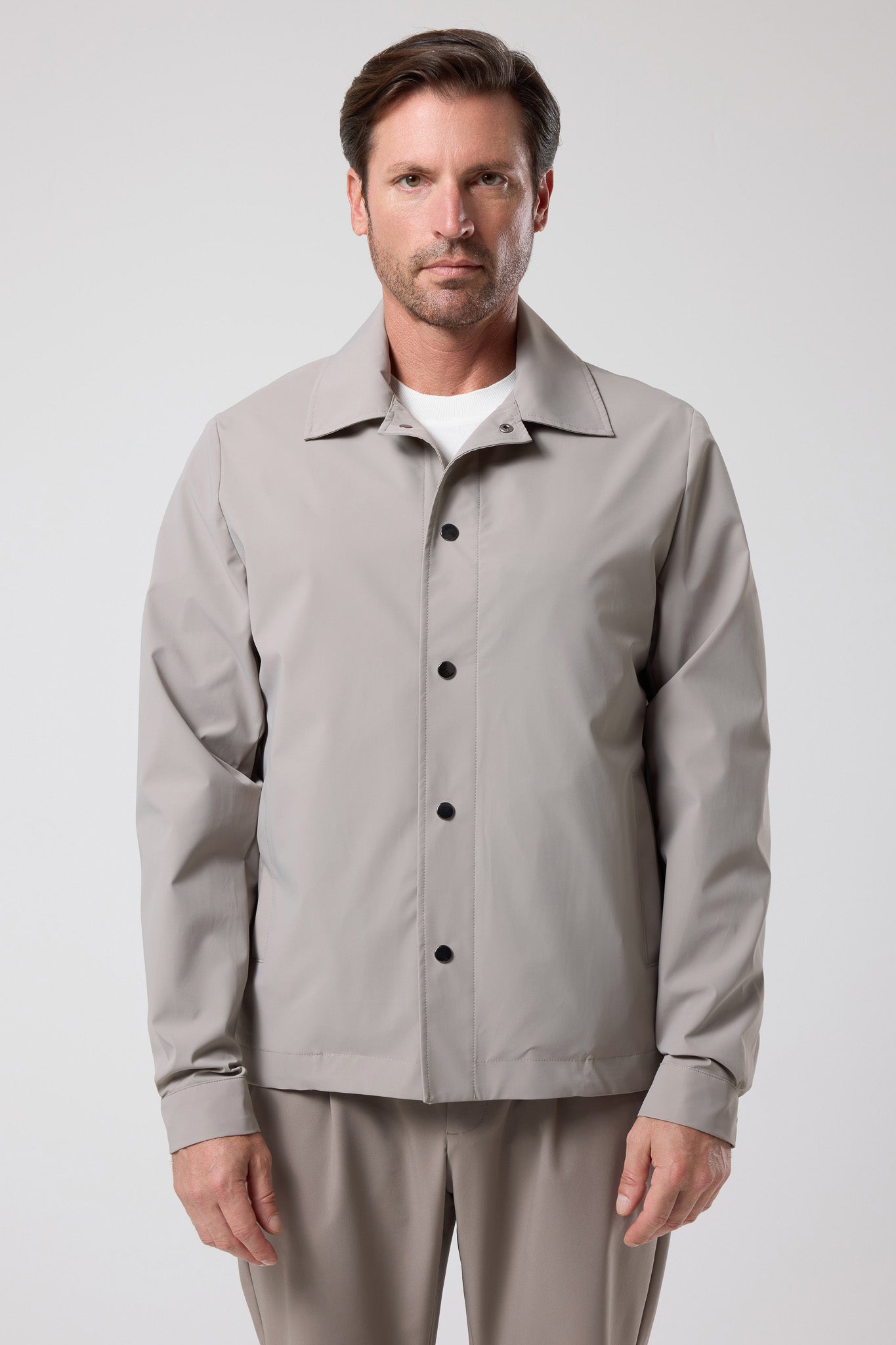 Minimal Kesim Düğmeli Ceket - CKT-5051-BEIGE-S - CKT-5051-BEIGE-S_5
