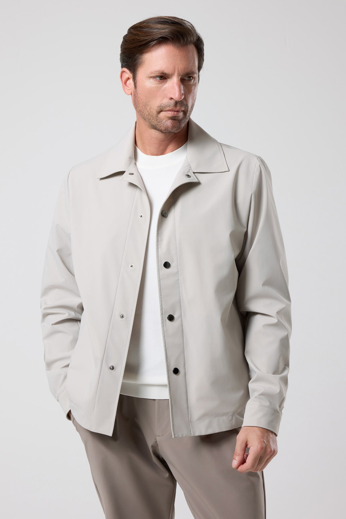 Minimal Kesim Düğmeli Ceket - CKT-5051-BEIGE-S - CKT-5051-BEIGE-S_8