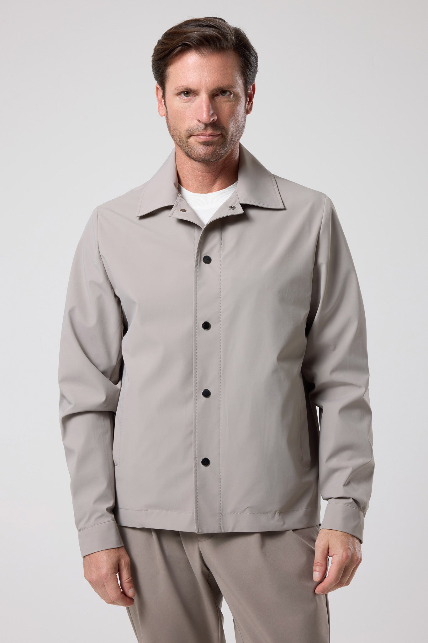 Minimal Kesim Düğmeli Ceket - CKT-5051-BEIGE-S - CKT-5051-BEIGE-S_9