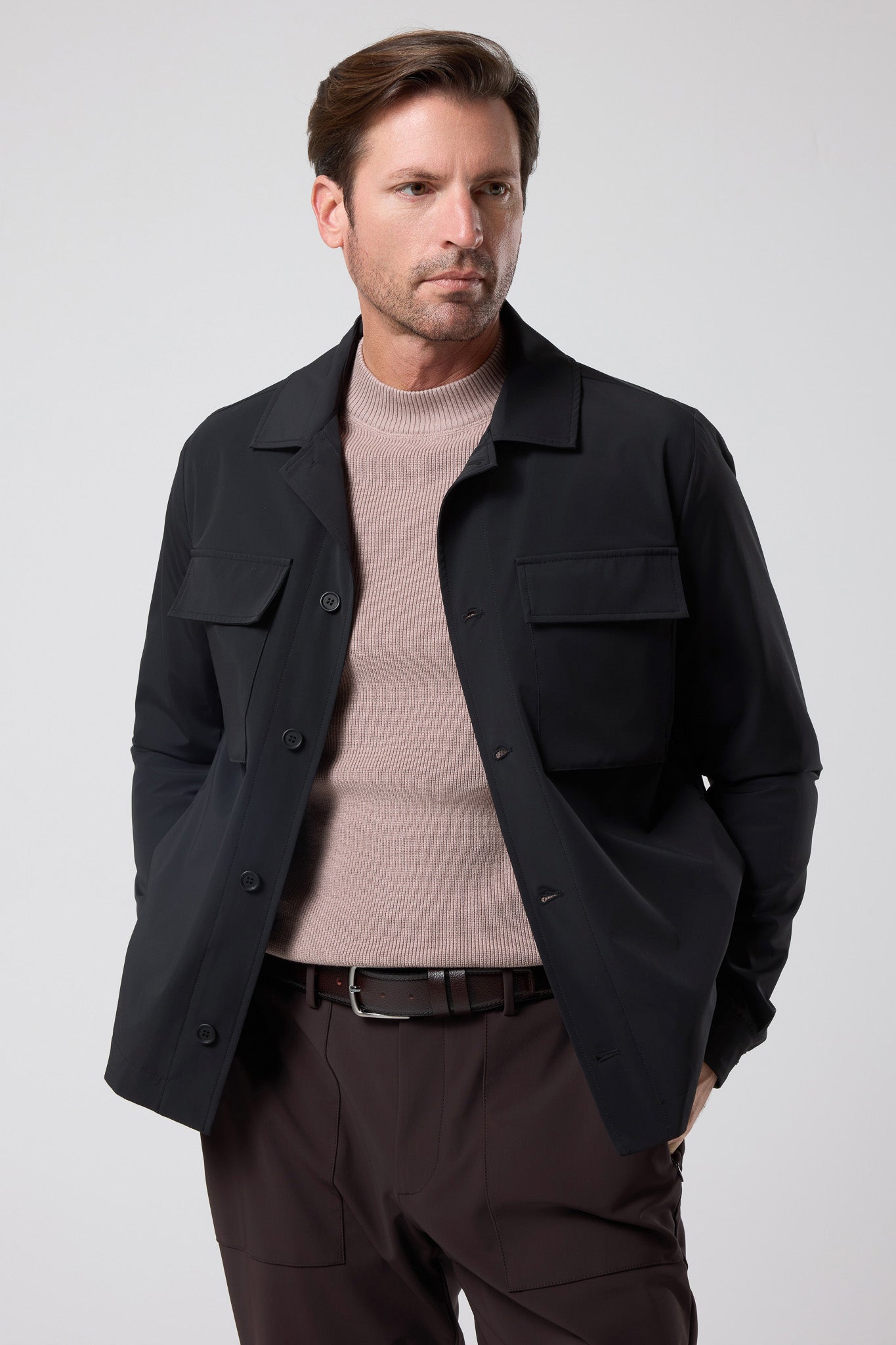 Çift Cepli Gömlek Ceket - CKT-5052-BEIGE-S - CKT-5052-BEIGE-S_26