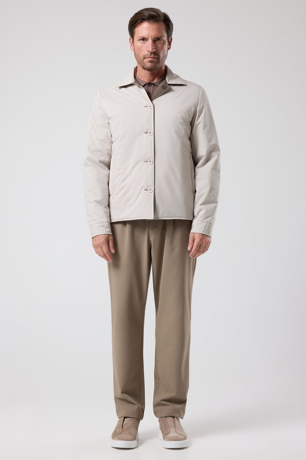 Fermuarlı Cep Detaylı Ceket - CKT-5053-BEIGE-S - CKT-5053-BEIGE-S_15