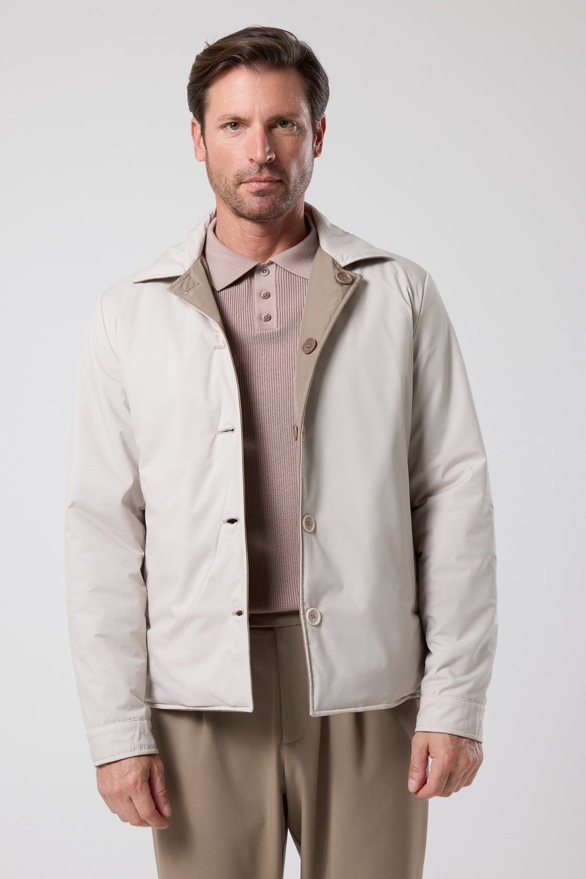 Fermuarlı Cep Detaylı Ceket - CKT-5053-BEIGE-S - CKT-5053-BEIGE-S_16