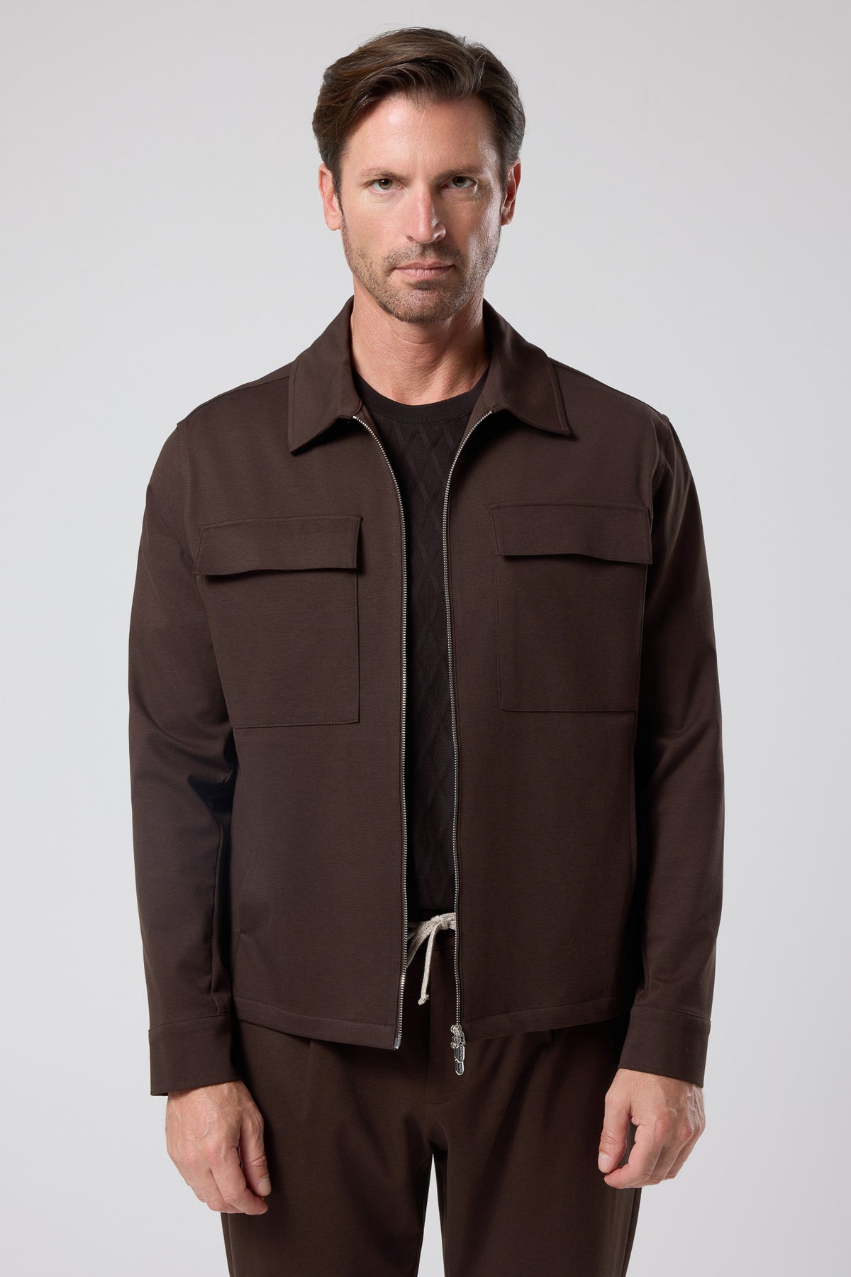 Fermuarlı Cep Detaylı Ceket - CKT-5053-BEIGE-S - CKT-5053-BEIGE-S_18