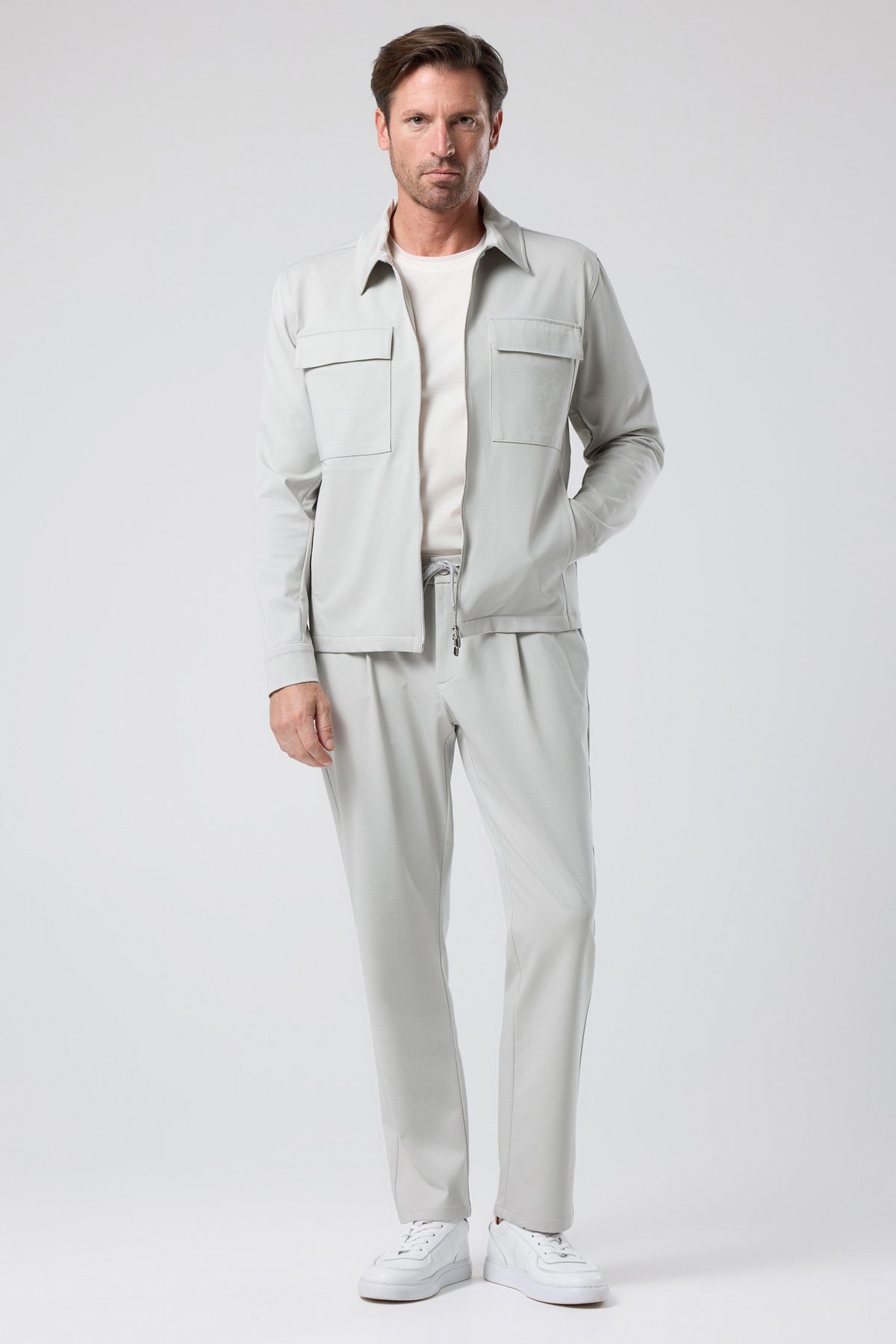 Fermuarlı Cep Detaylı Ceket - CKT-5053-BEIGE-S - CKT-5053-BEIGE-S_26