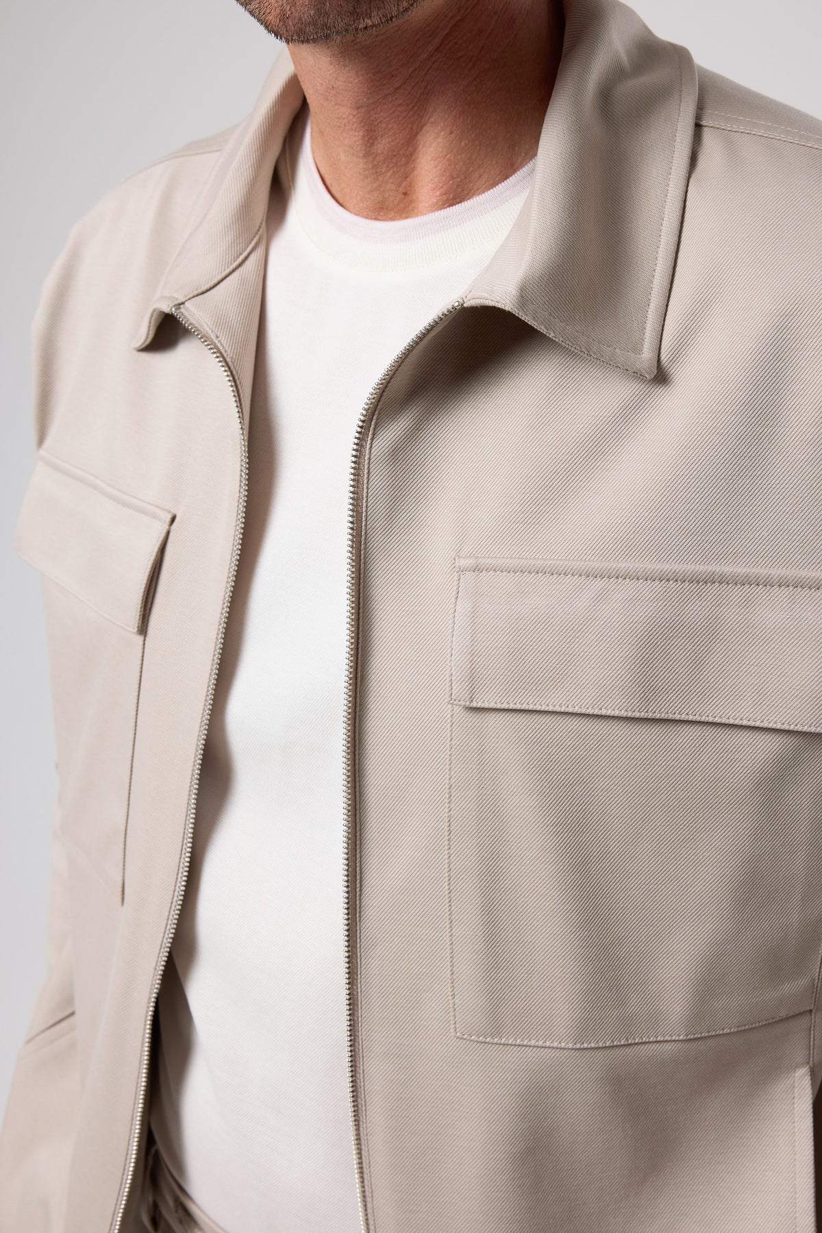 Fermuarlı Cep Detaylı Ceket - CKT-5053-BEIGE-S - CKT-5053-BEIGE-S_73
