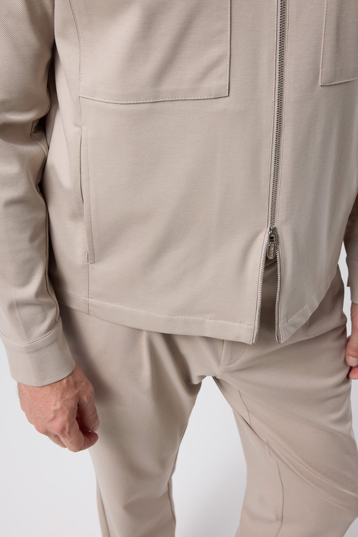 Fermuarlı Cep Detaylı Ceket - CKT-5053-BEIGE-S - CKT-5053-BEIGE-S_84