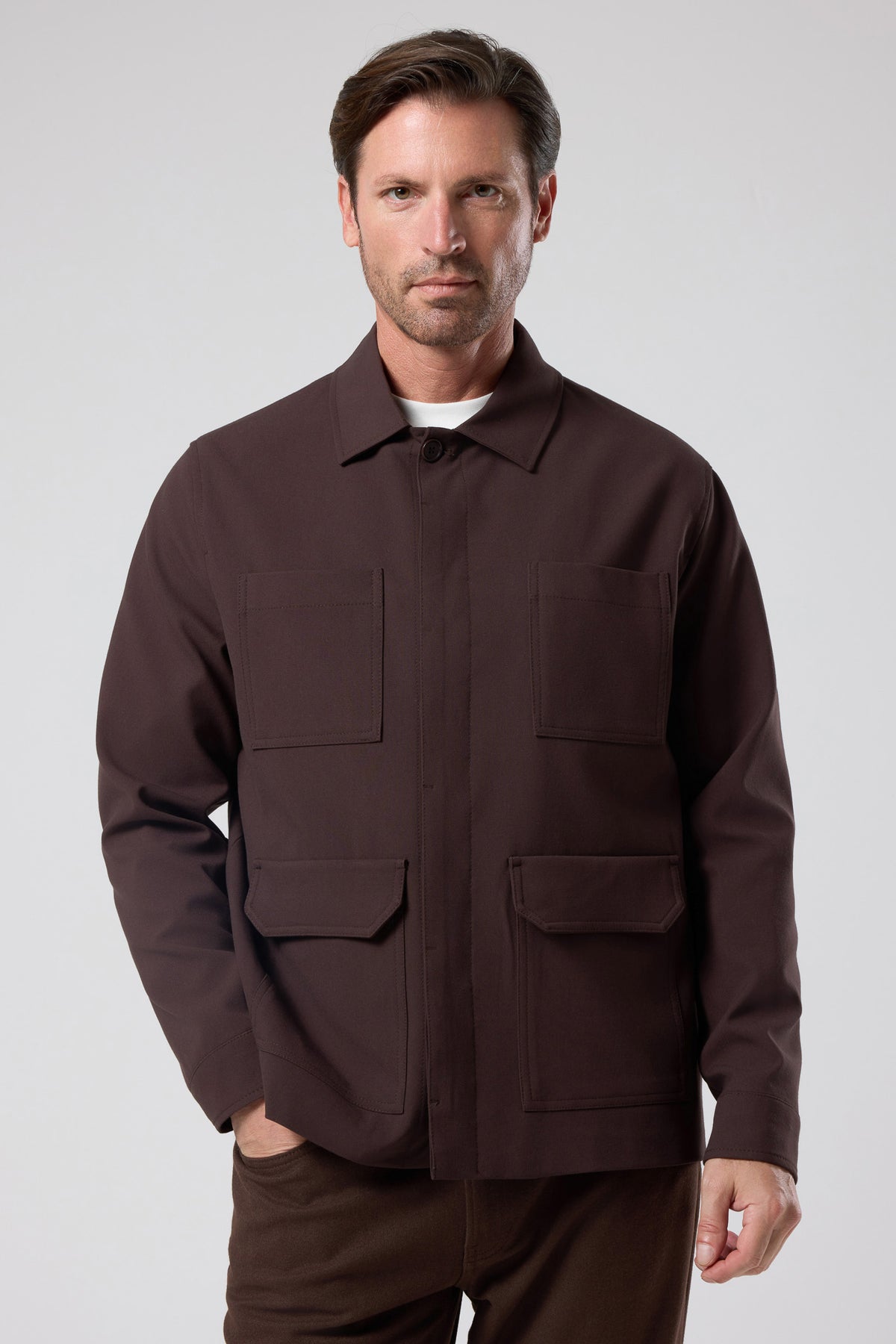 Çok Cepli Gömlek Ceket - CKT-5061-BEIGE-S - CKT-5061-BEIGE-S_19