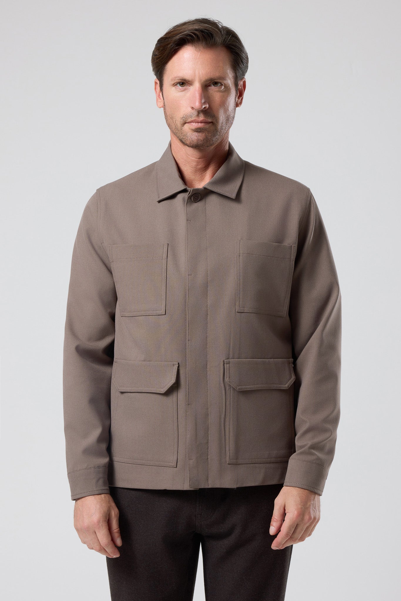 Çok Cepli Gömlek Ceket - CKT-5061-BEIGE-S - CKT-5061-BEIGE-S_30