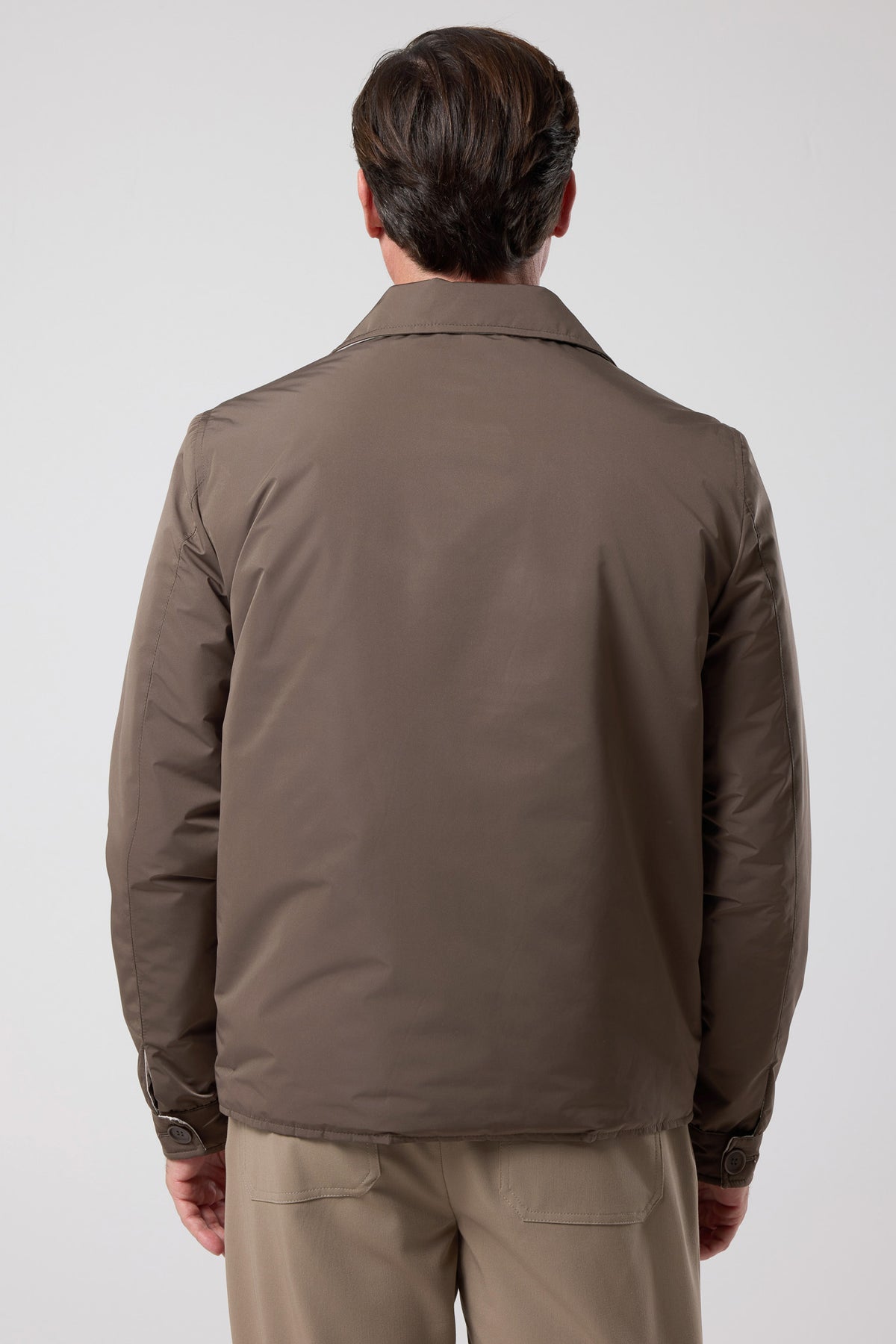 Kapak Cepli Düğmeli Ceket - CKT-5063-BROWN-S - CKT-5063-BROWN-S_11