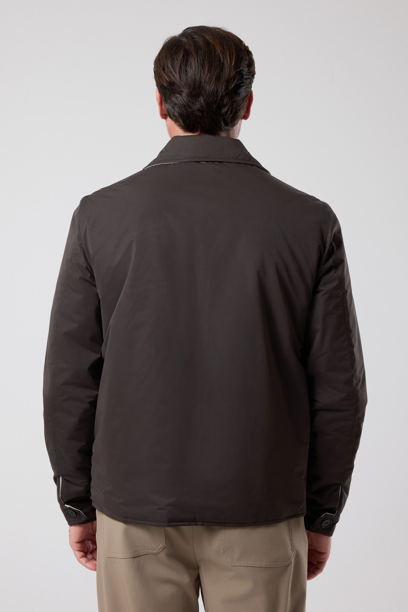 Kapak Cepli Düğmeli Ceket - CKT-5063-BROWN-S - CKT-5063-BROWN-S_18