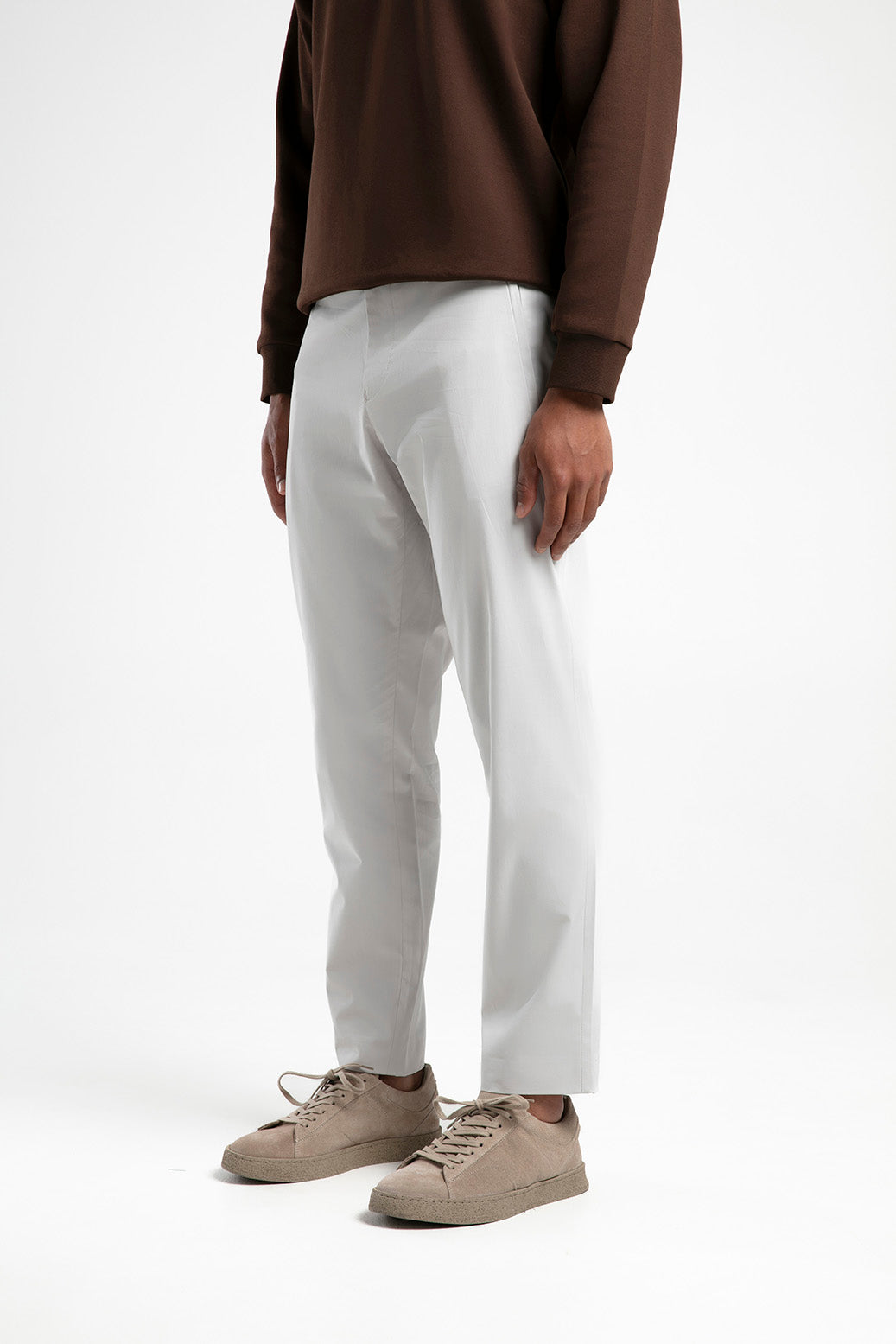 Modern Kesim Bilek Boyu Erkek Pantolon - Gri