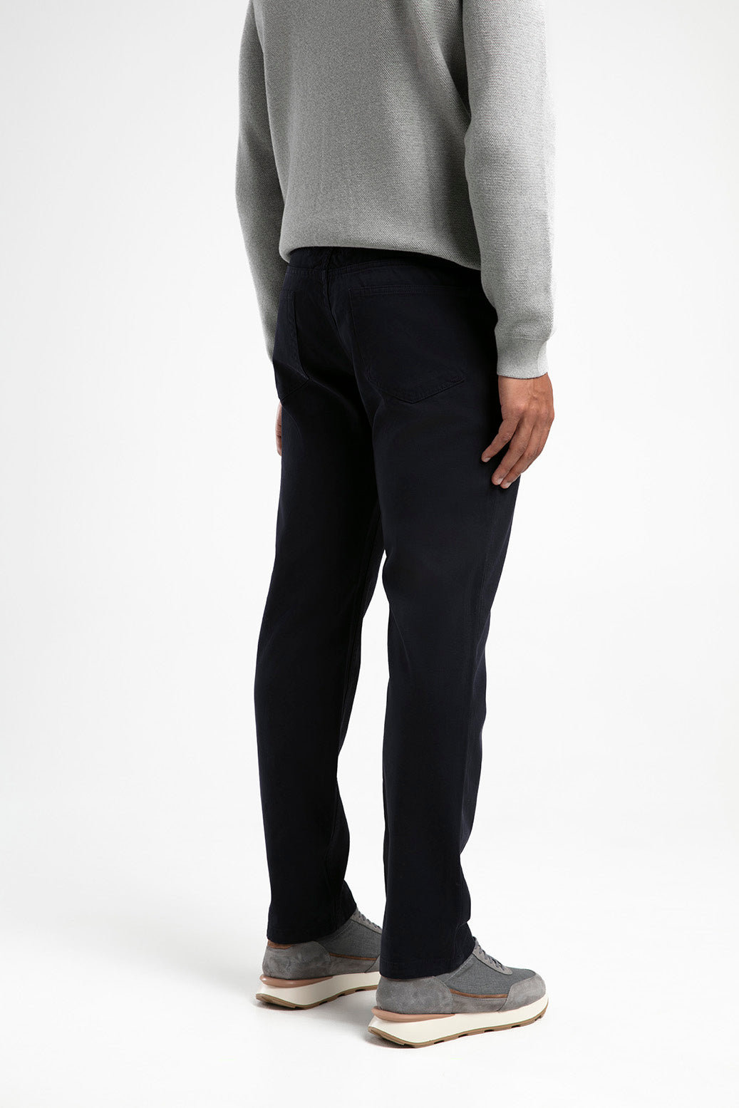 Slim Fit Beş Cep Erkek Pantolon - Lacivert