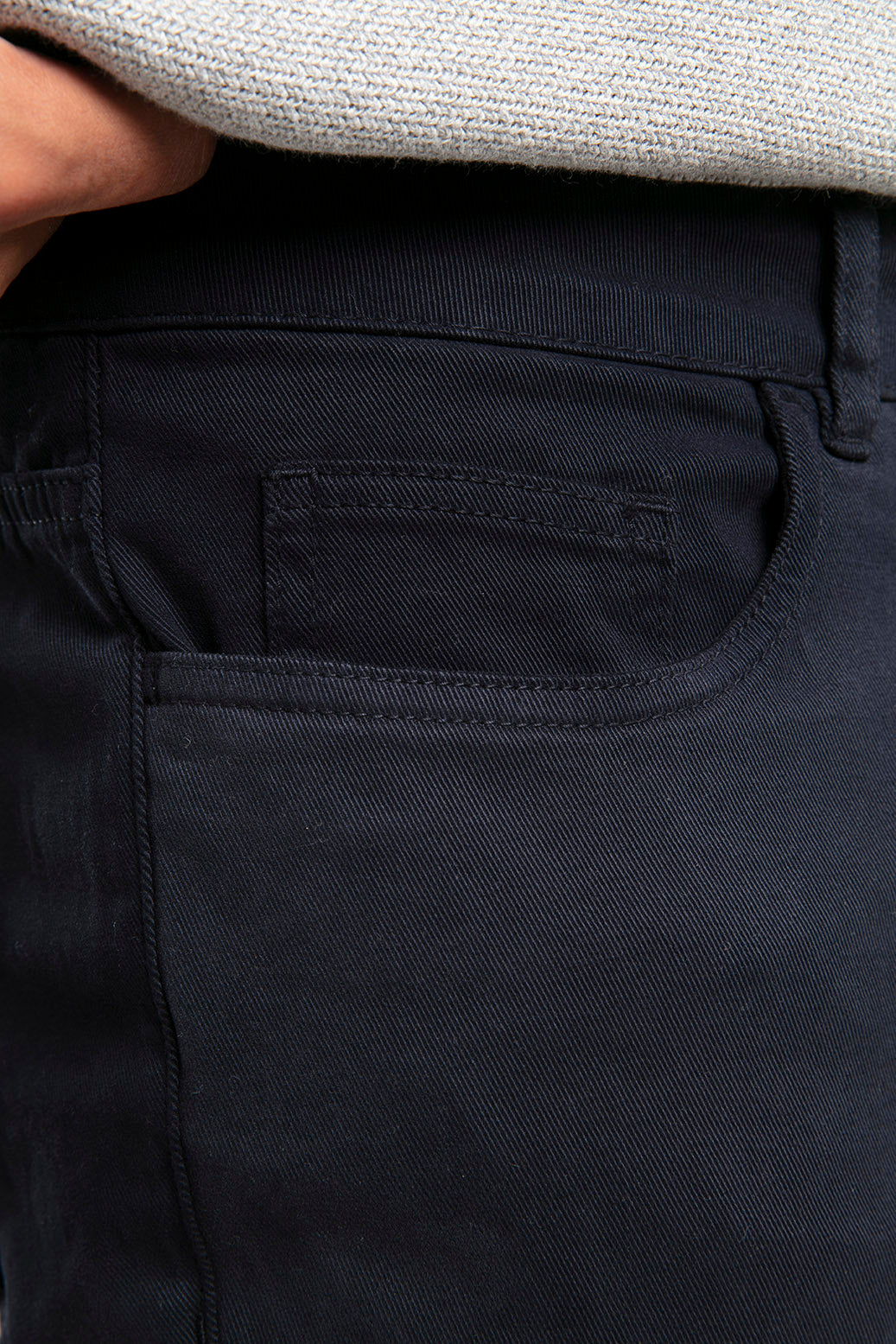 Slim Fit Beş Cep Erkek Pantolon - Lacivert