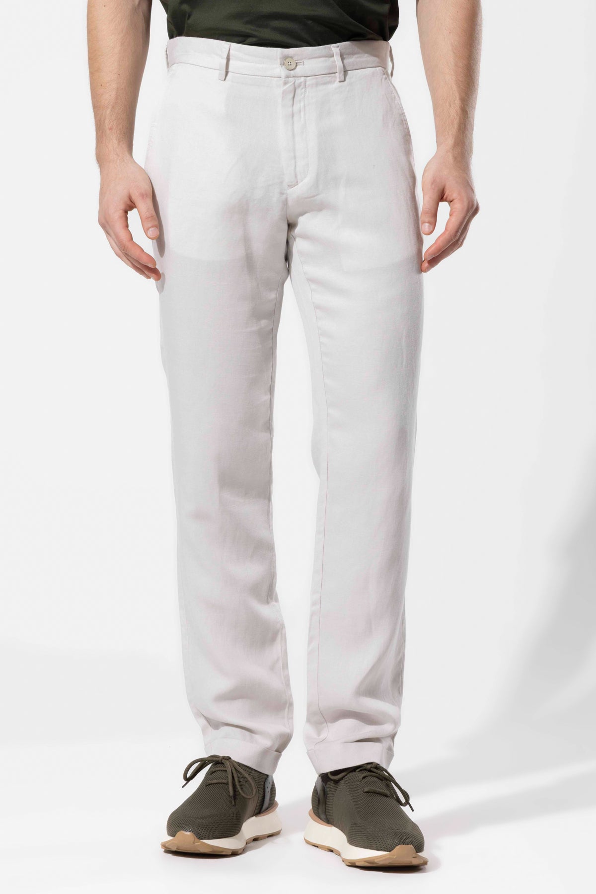 Men's Lyocell Linen Blend Trousers