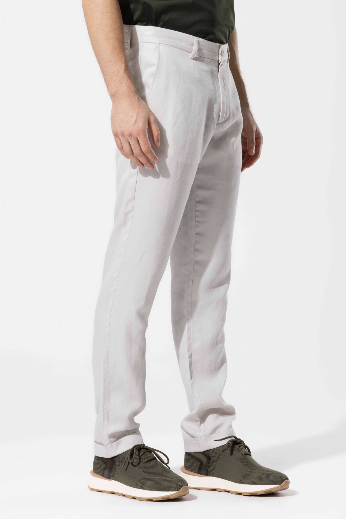 Men's Lyocell Linen Blend Trousers
