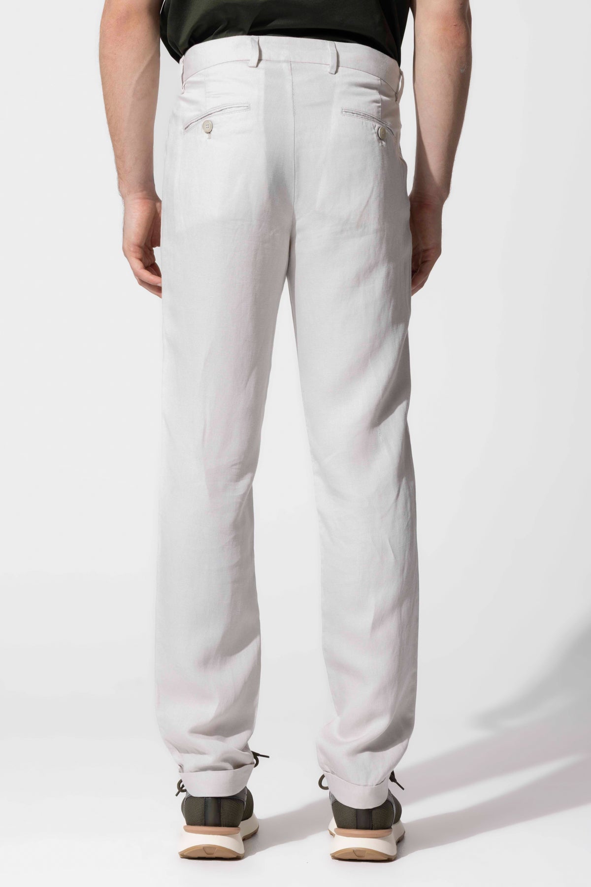 Men's Lyocell Linen Blend Trousers