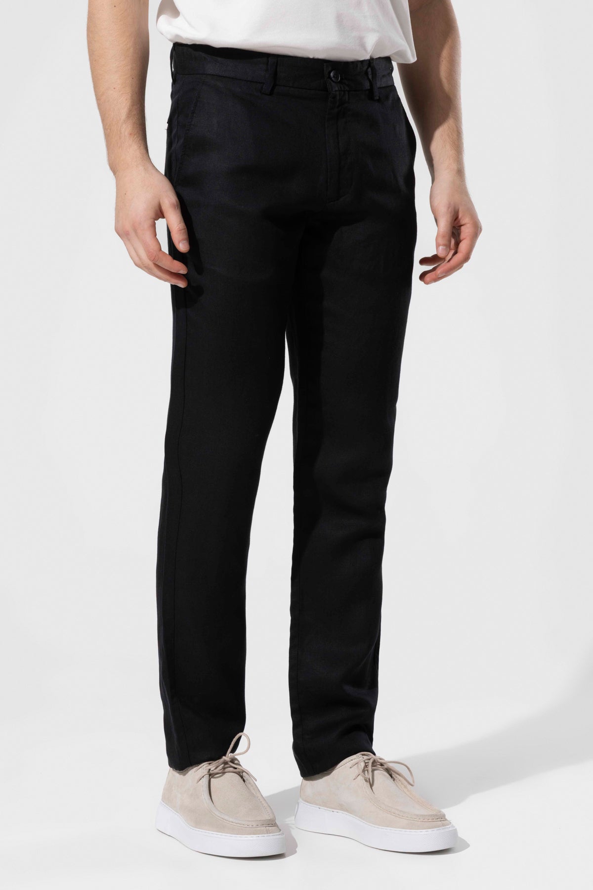 Men's Lyocell Linen Blend Trousers