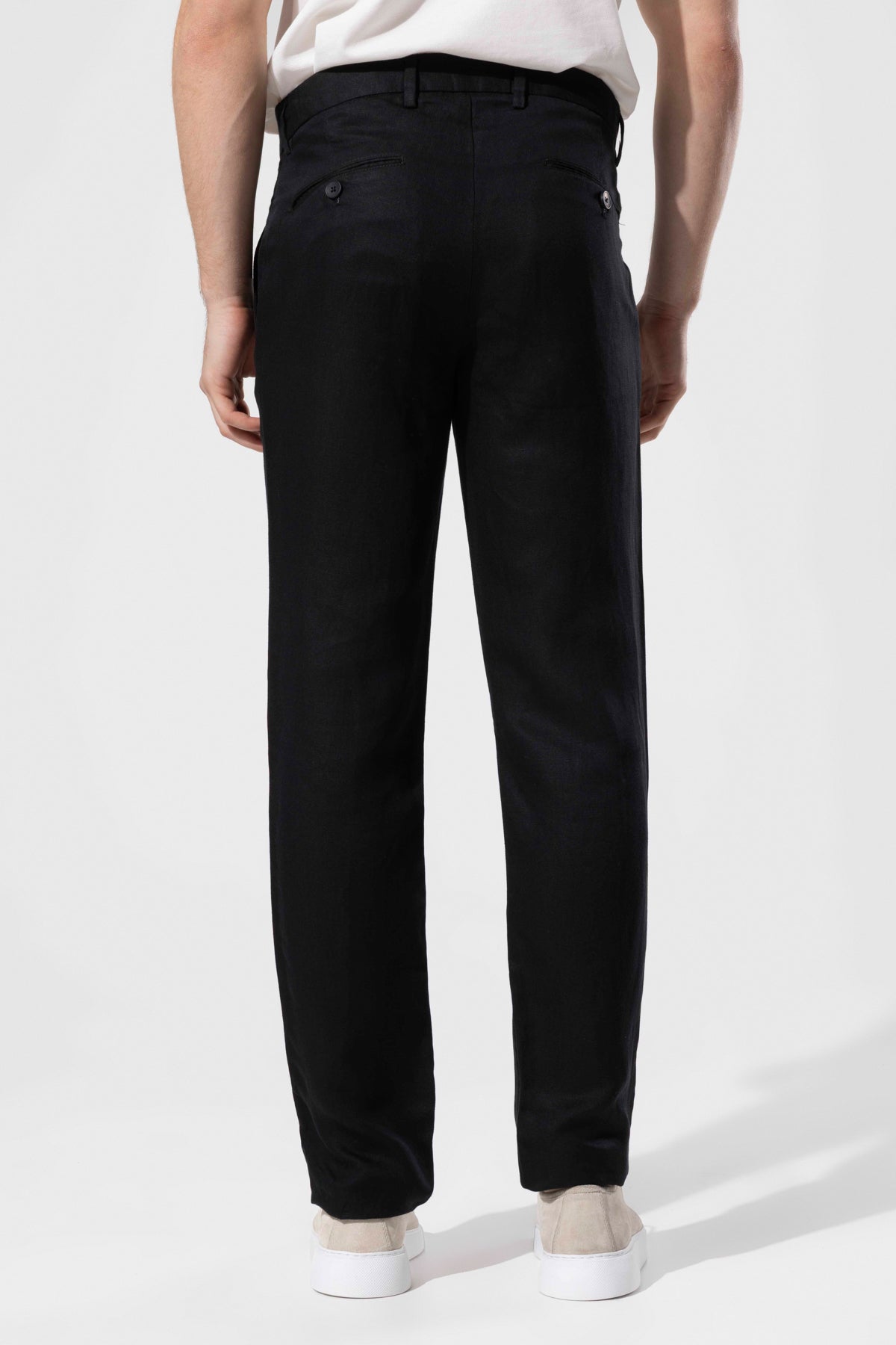 Men's Lyocell Linen Blend Trousers