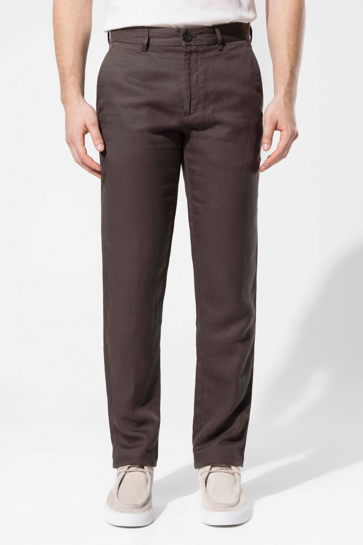 Men's Lyocell Linen Blend Trousers